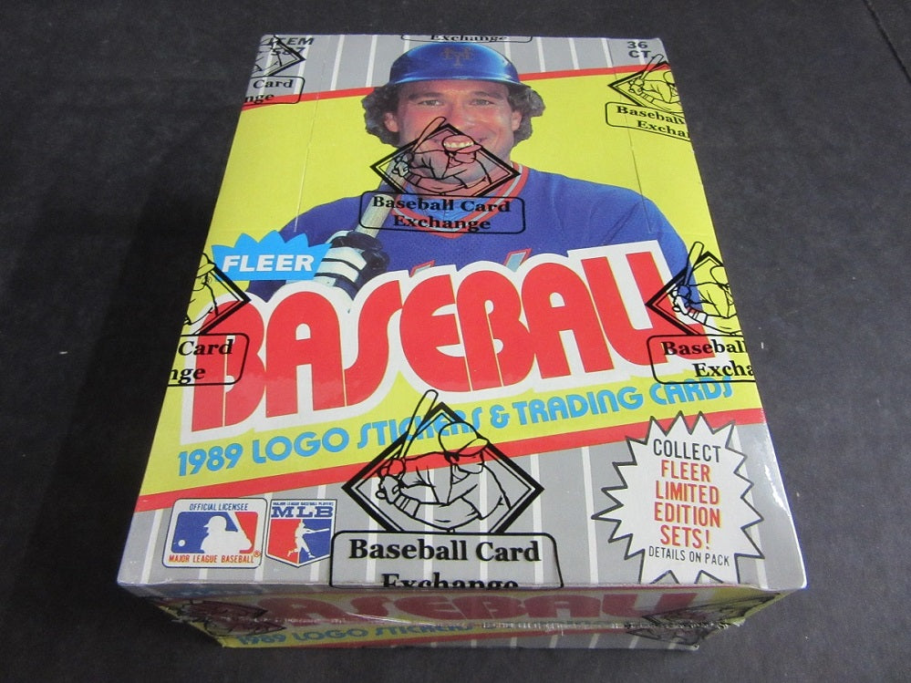 Flash Sale Friday:  1989 Fleer Baseball Wax Box (Code 83222) (FASC)