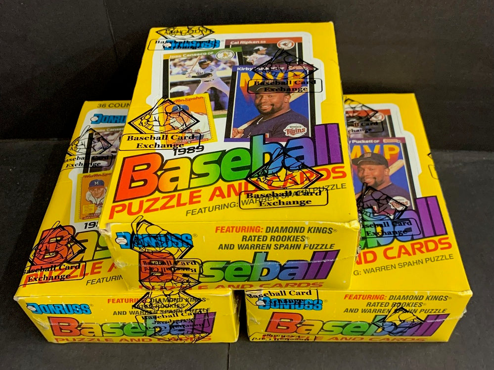 Flash Sale Friday:  (Lot of 3) 1989 Donruss Baseball Wax Boxes (FASC)