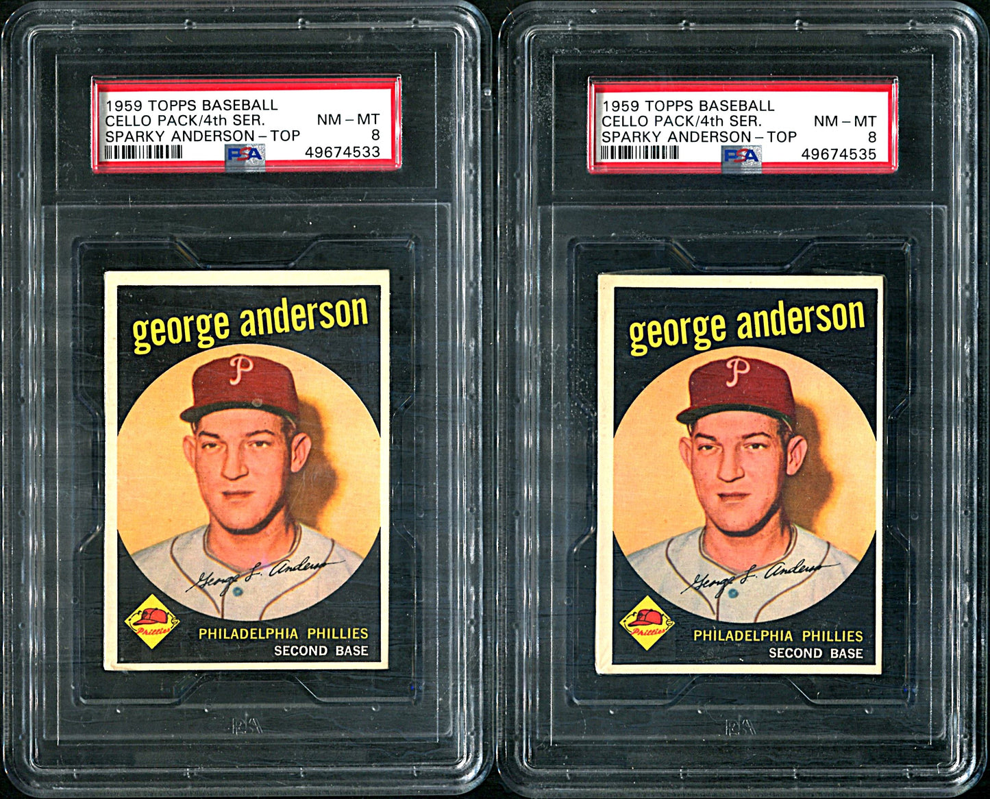 1959 Topps Baseball Unopened 4th Series Cello Box (PSA)