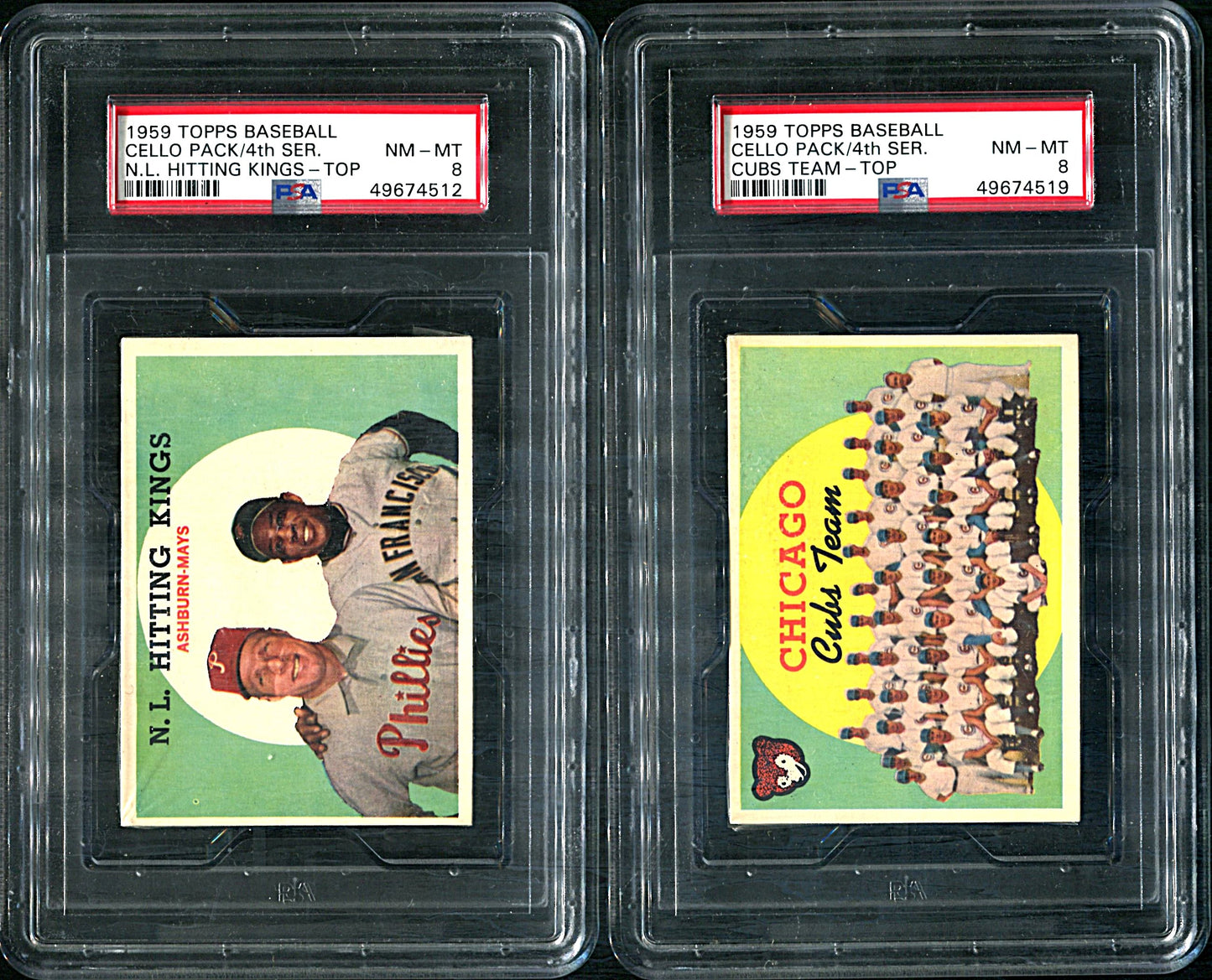 1959 Topps Baseball Unopened 4th Series Cello Box (PSA)