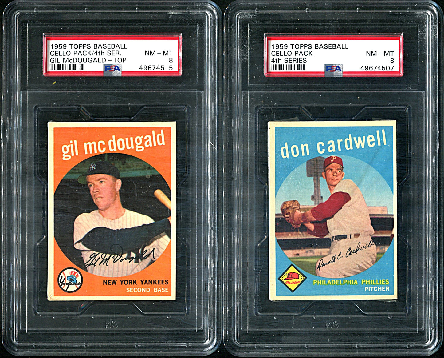 1959 Topps Baseball Unopened 4th Series Cello Box (PSA)