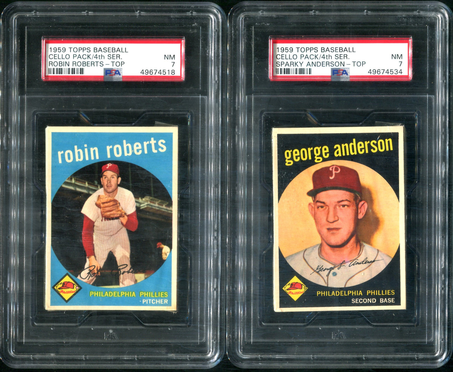 1959 Topps Baseball Unopened 4th Series Cello Box (PSA)
