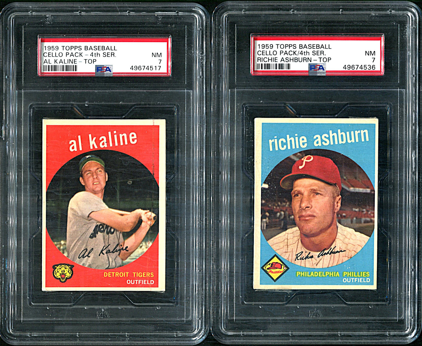 1959 Topps Baseball Unopened 4th Series Cello Box (PSA)