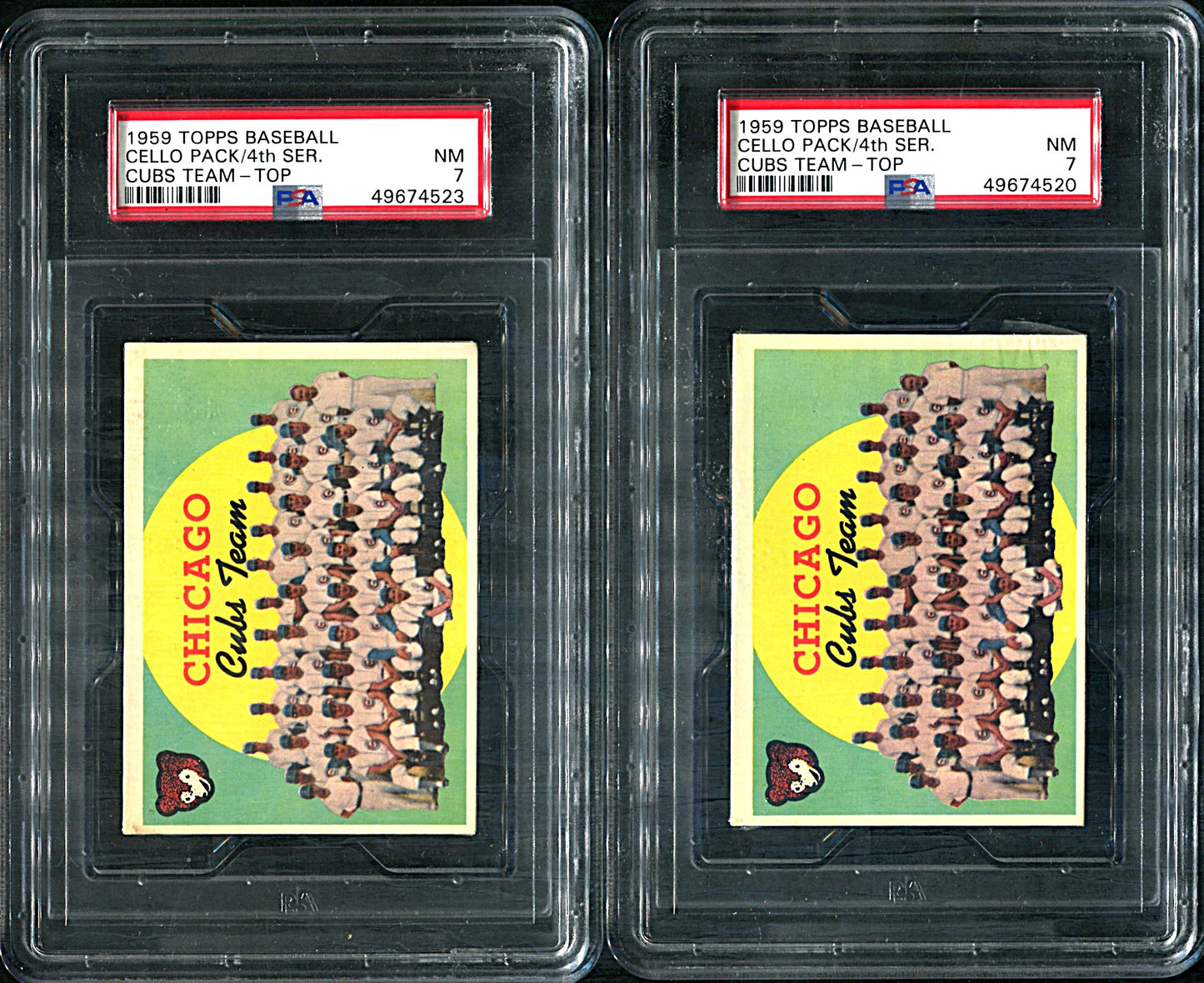 1959 Topps Baseball Unopened 4th Series Cello Box (PSA)