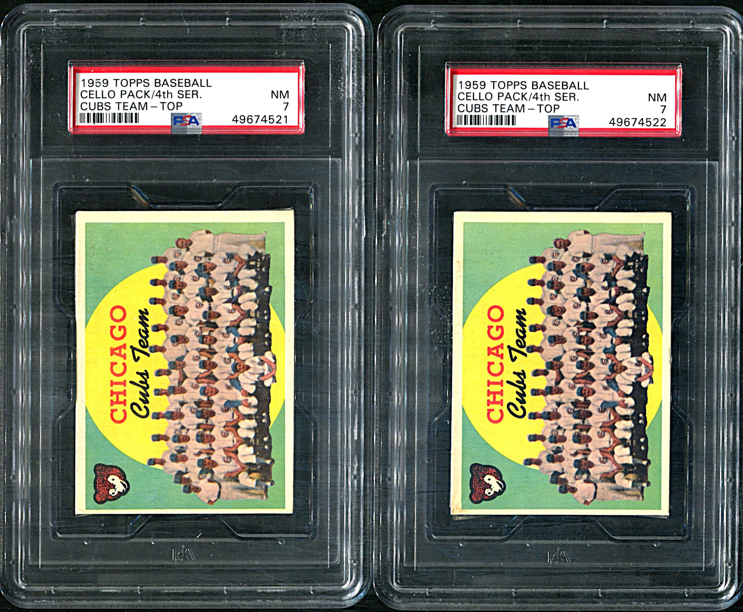 1959 Topps Baseball Unopened 4th Series Cello Box (PSA)