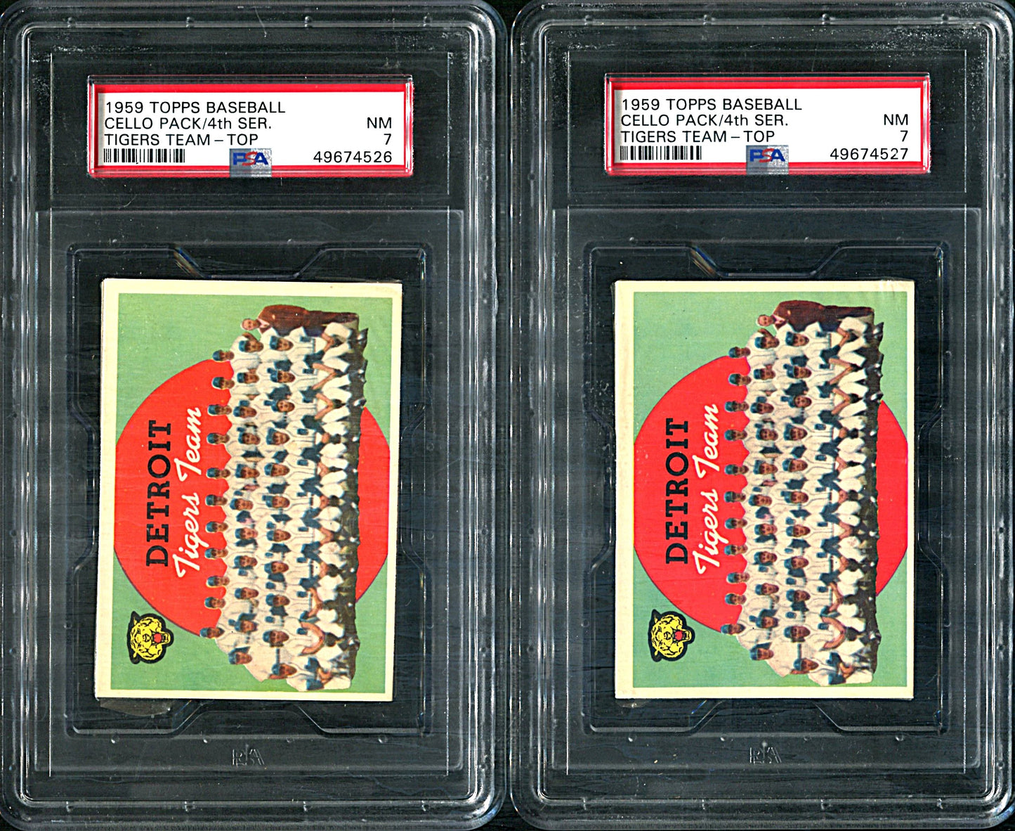 1959 Topps Baseball Unopened 4th Series Cello Box (PSA)