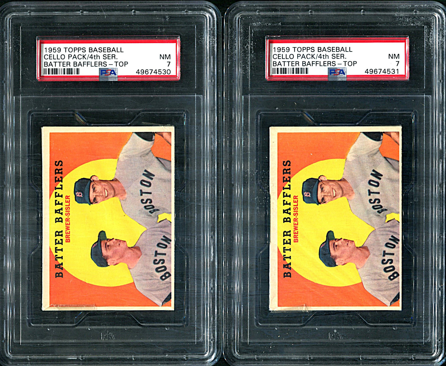 1959 Topps Baseball Unopened 4th Series Cello Box (PSA)
