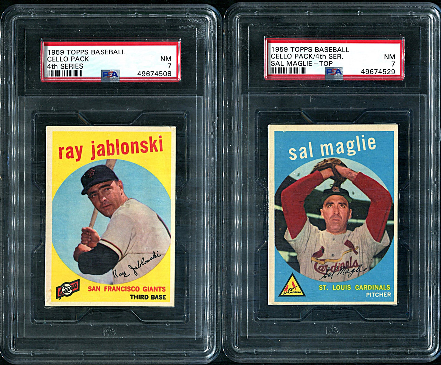 1959 Topps Baseball Unopened 4th Series Cello Box (PSA)