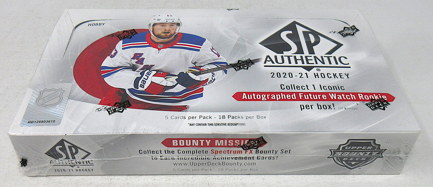 2020/21 Upper Deck SP Authentic Hockey Box (Hobby) (18/5)