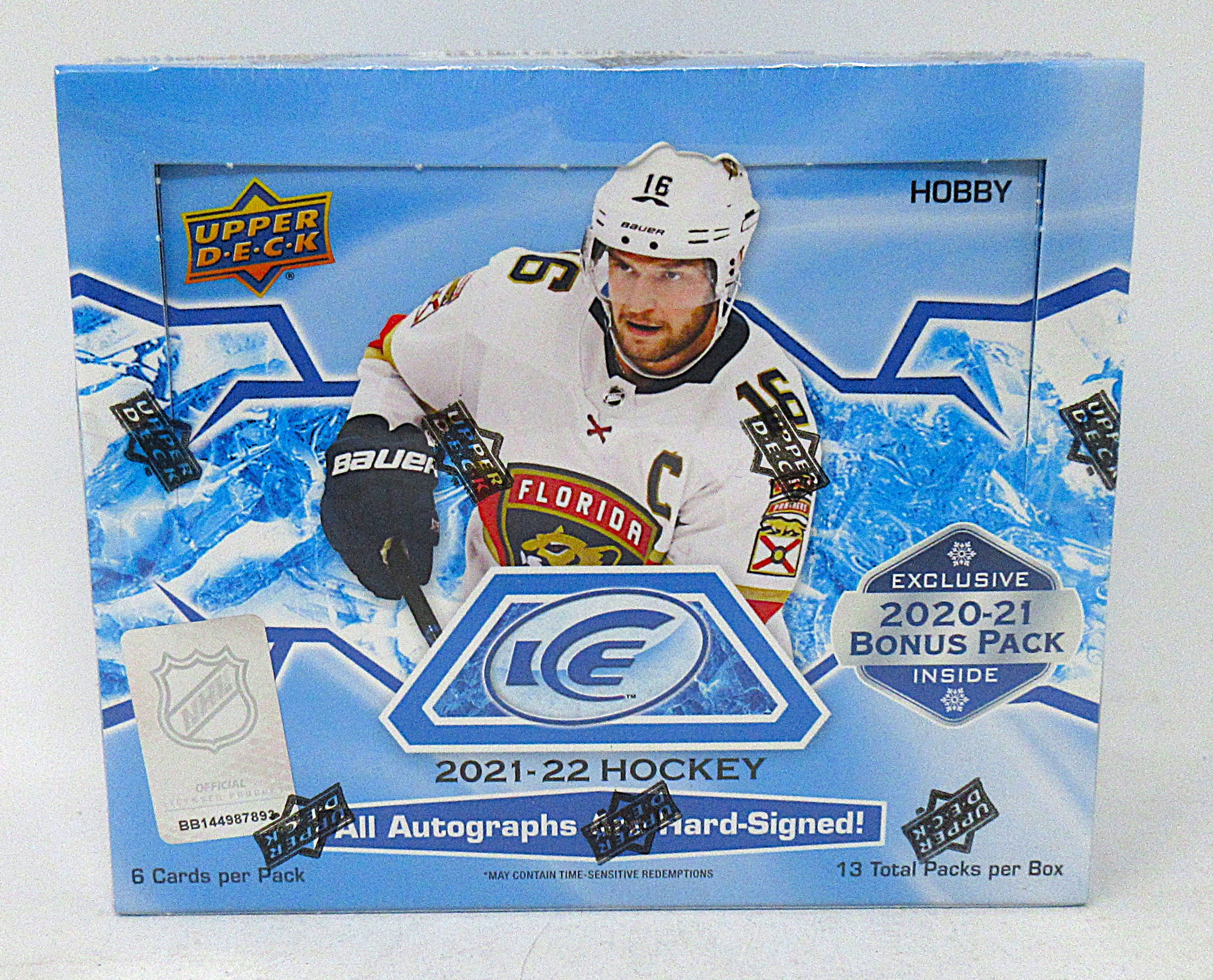 2021/22 Upper Deck Ice Hockey Box (Hobby) (13/6)