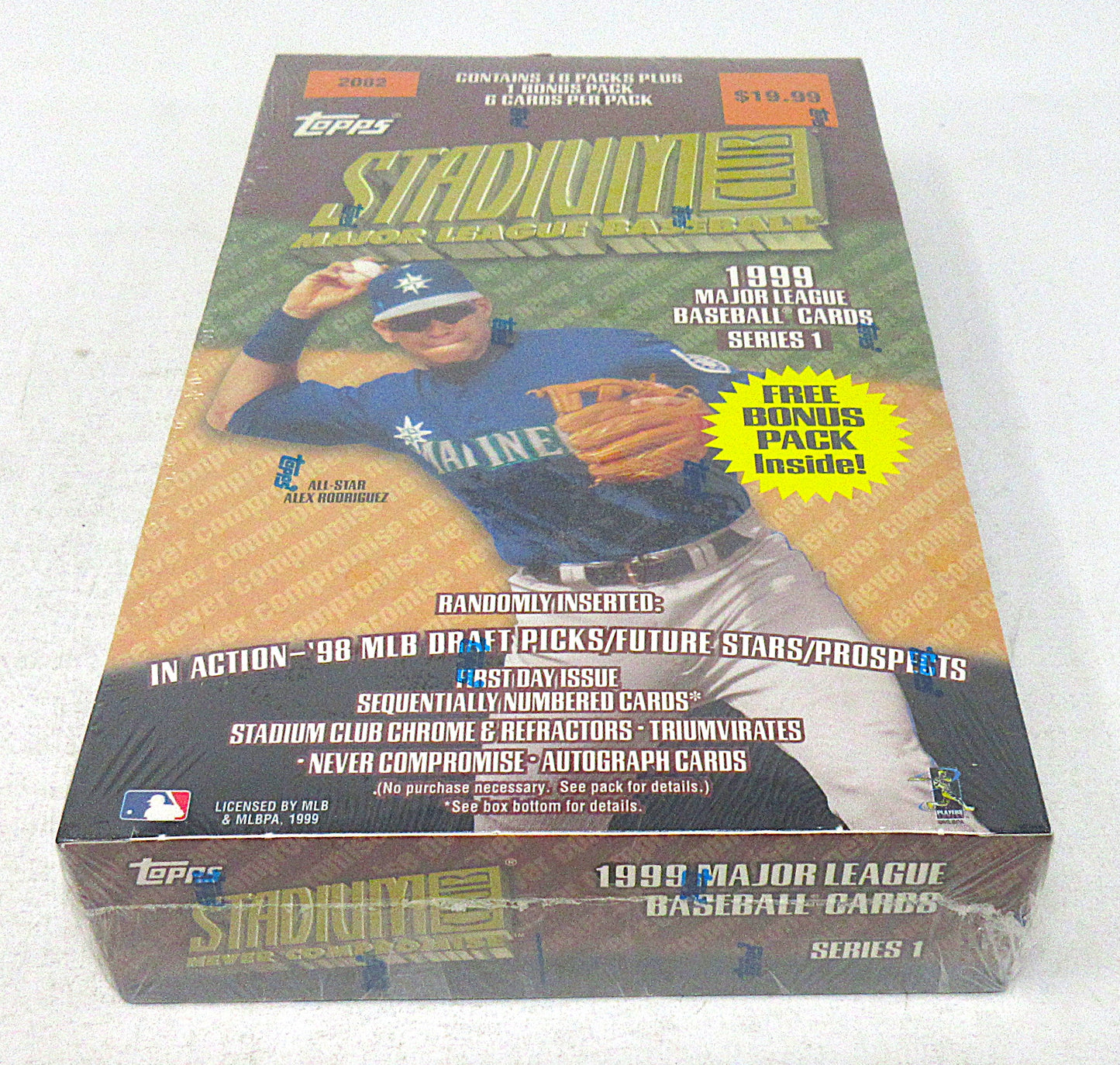 1999 Topps Stadium Club Baseball Series 1 Blaster Box (11/6)