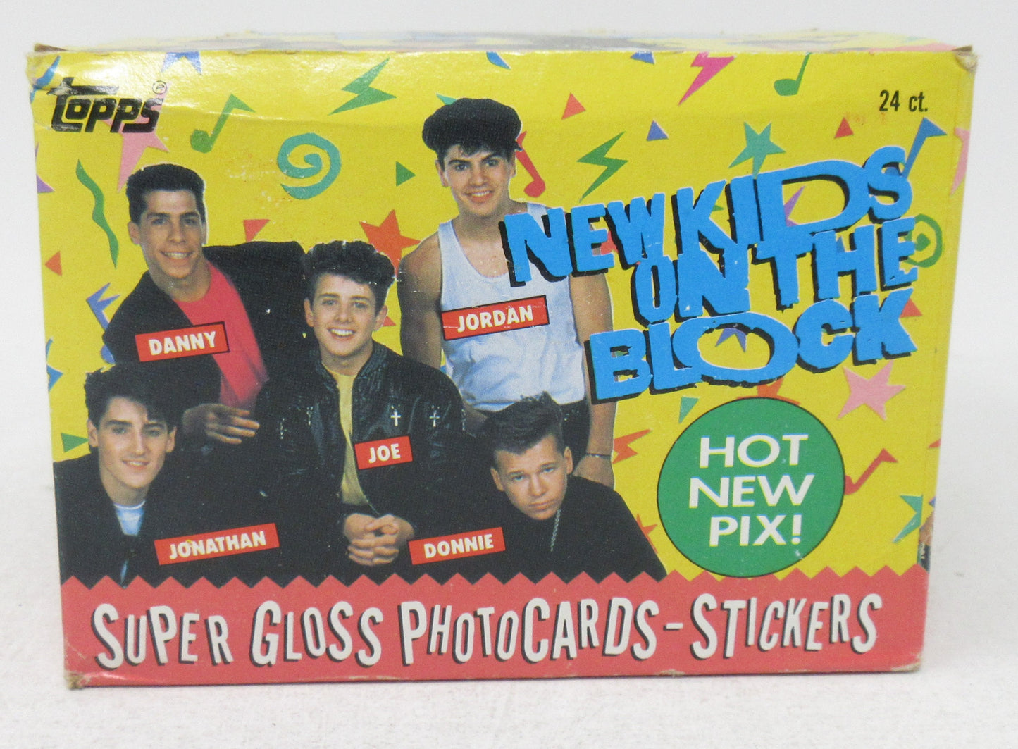 1989 Topps New Kids On The Block Cello Box (24/16)