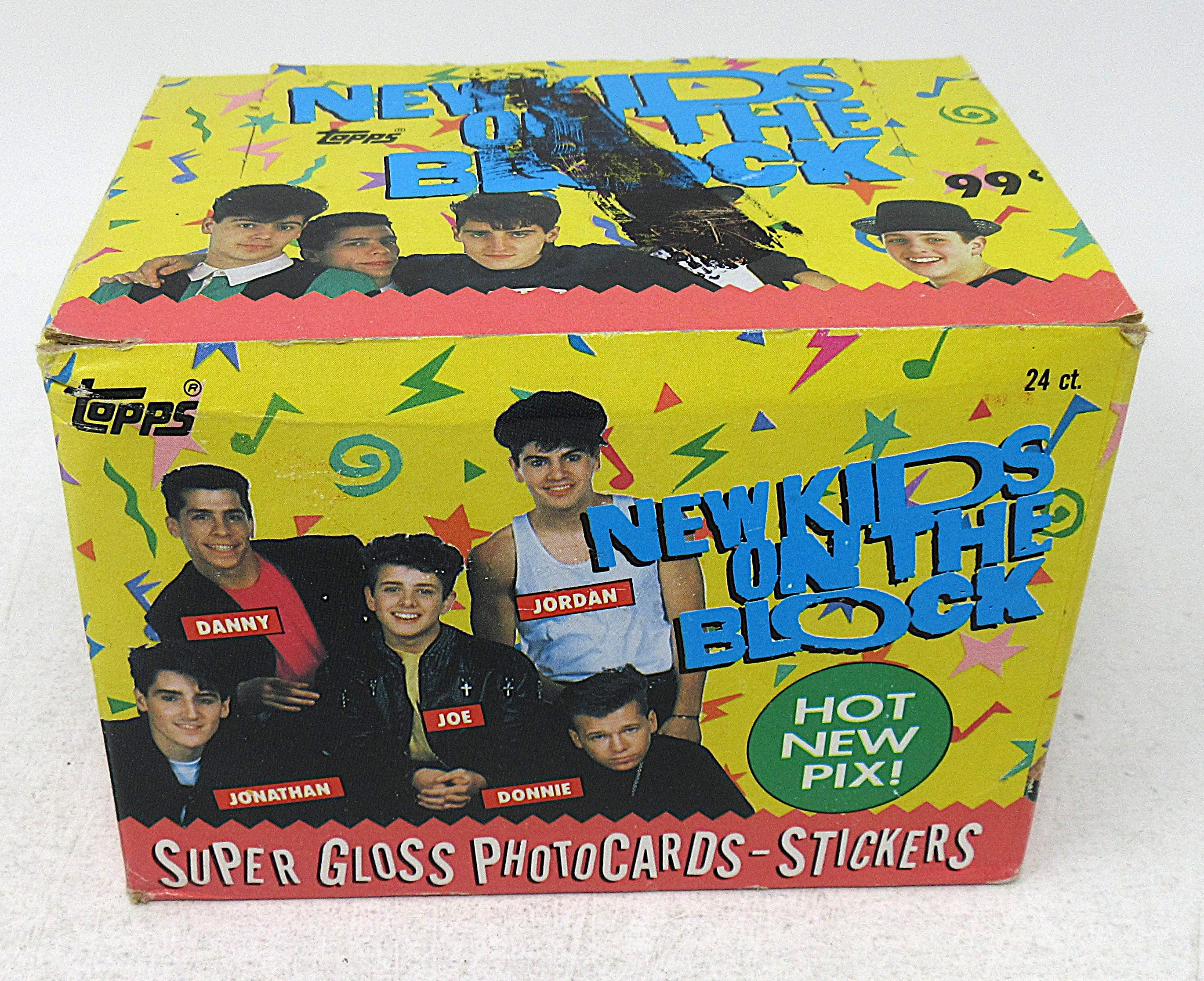 1989 Topps New Kids On The Block Cello Box (24/16)
