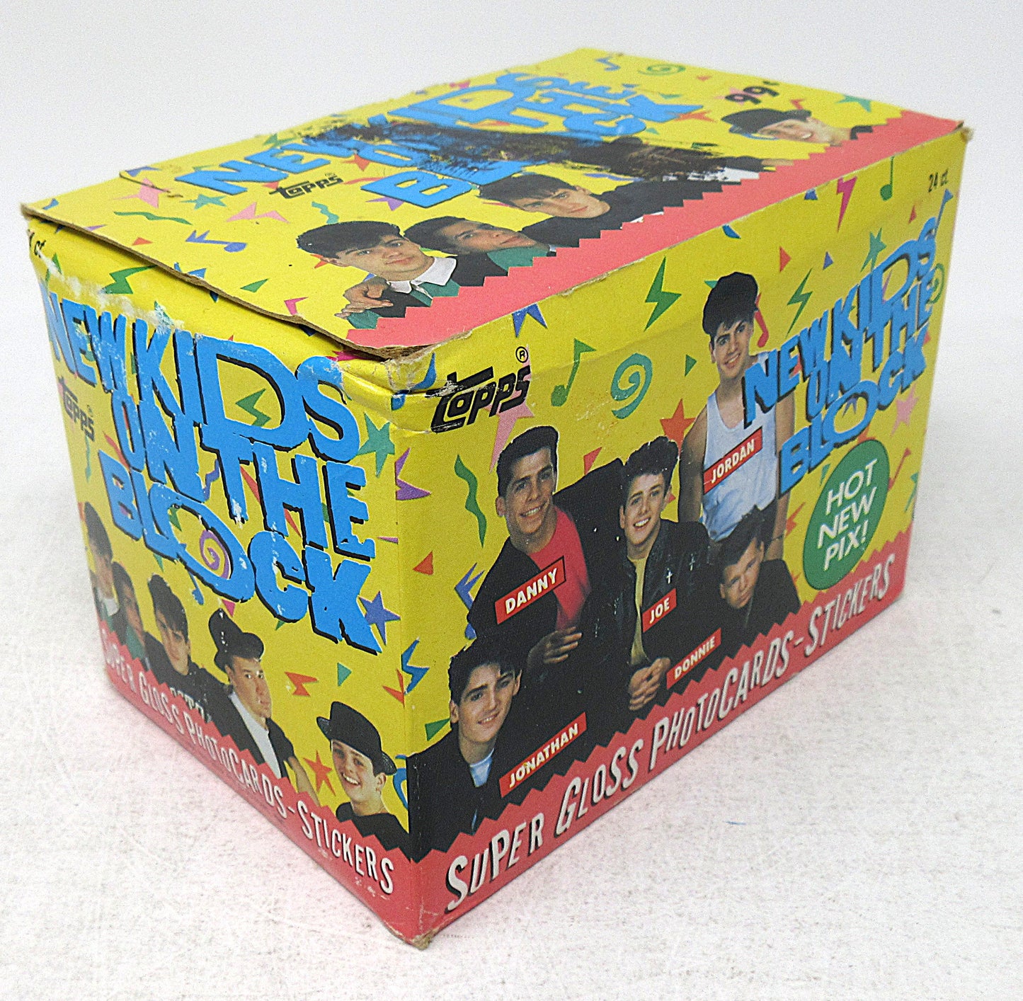 1989 Topps New Kids On The Block Cello Box (24/16)