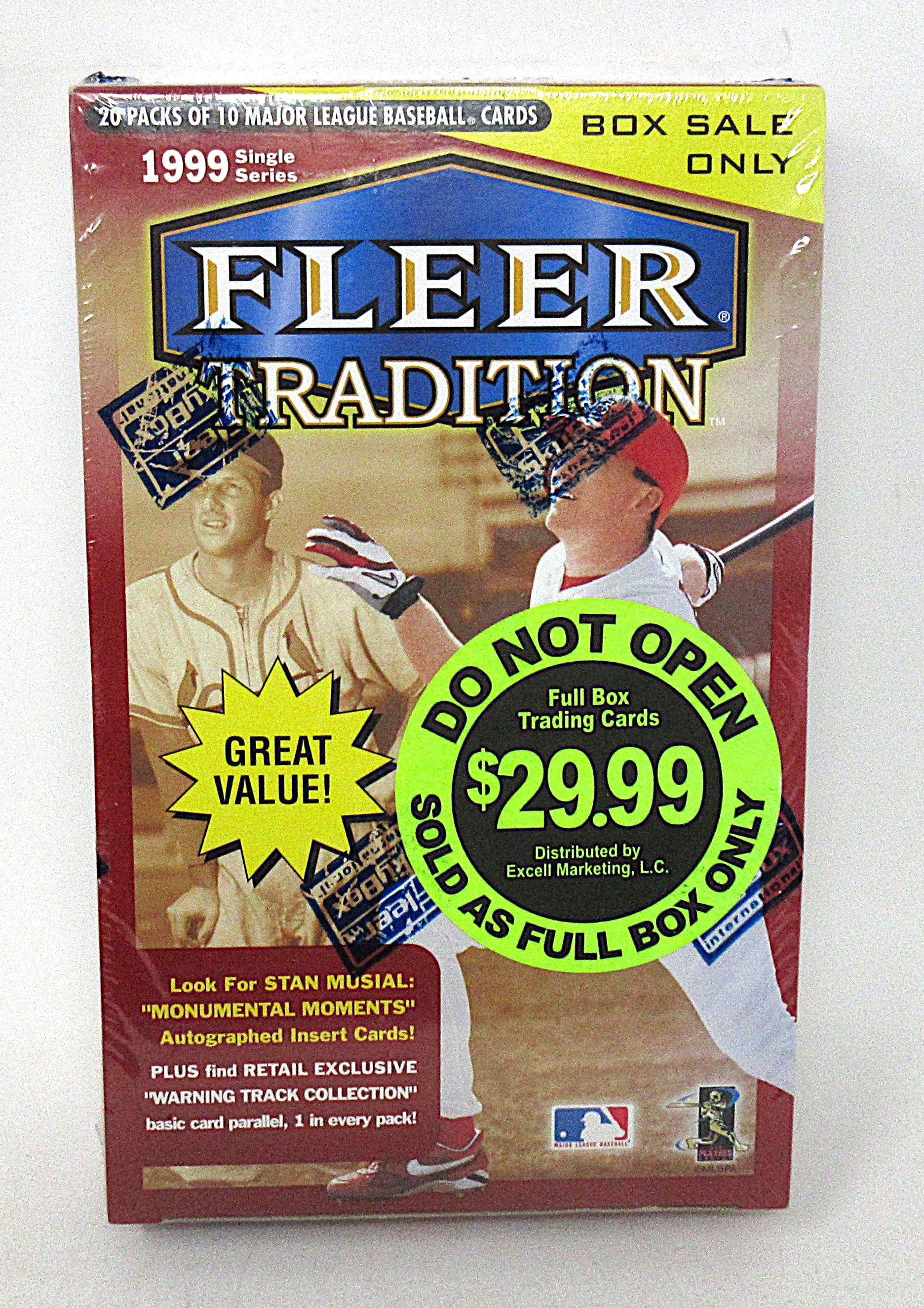 1999 Fleer Tradition Baseball Blaster Box (20/10)