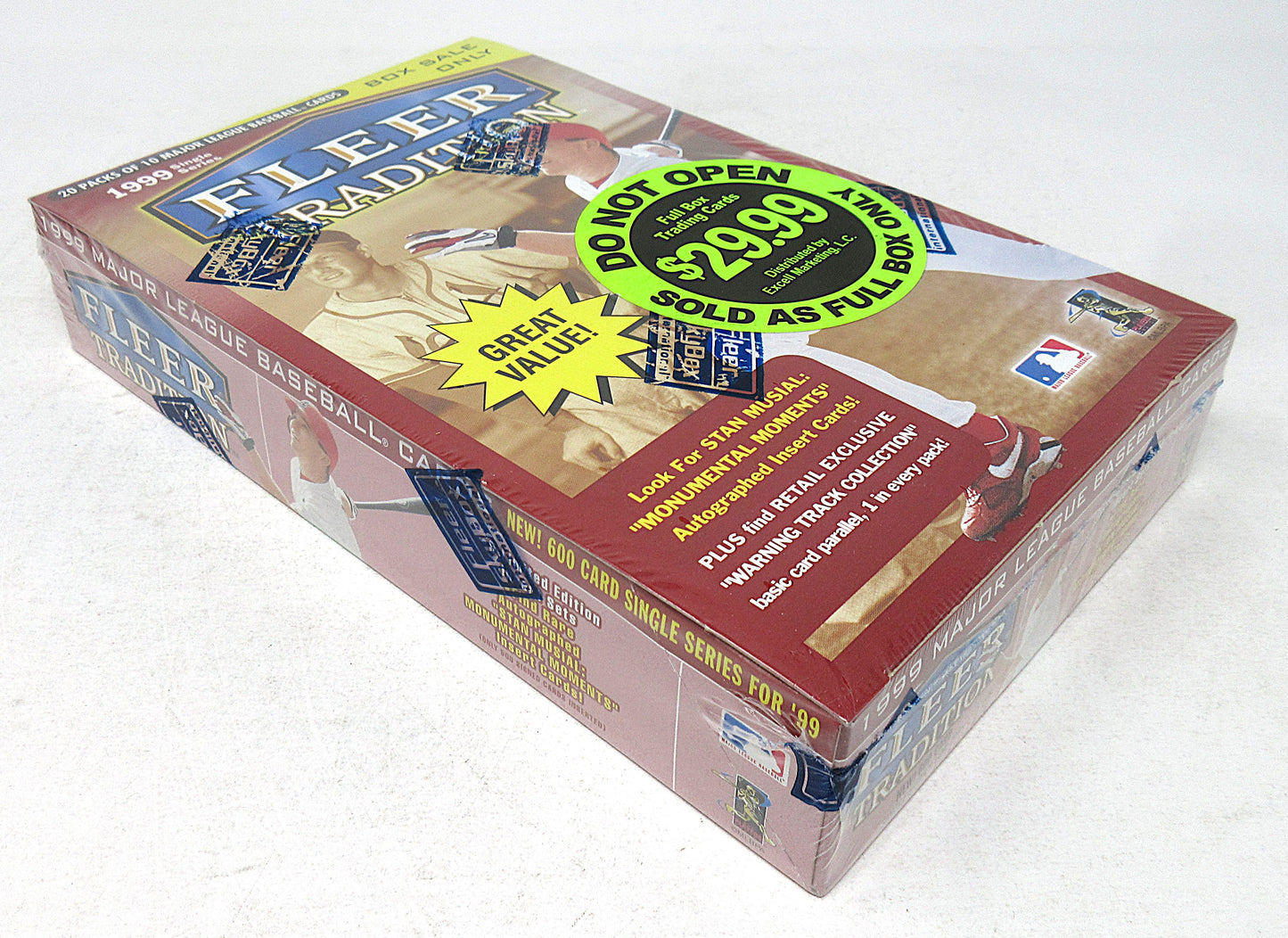 1999 Fleer Tradition Baseball Blaster Box (20/10)