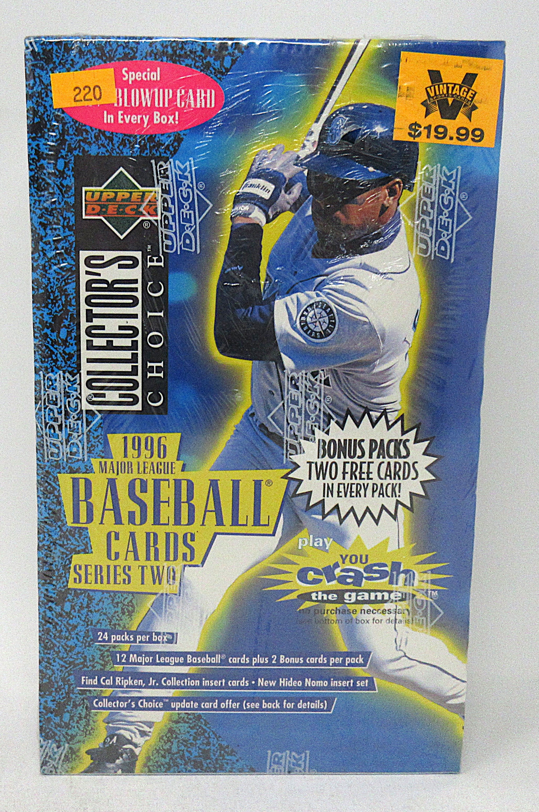 1996 Upper Deck Collector's Choice Baseball Series 2 Box (24/12)