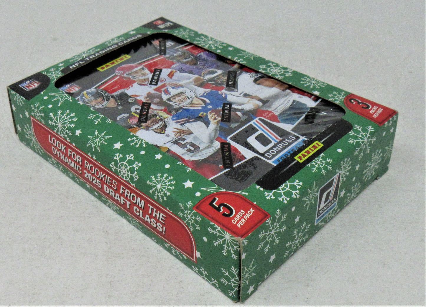 2025 Panini Donruss Football Winter Holiday Box (Tin) (3/5)