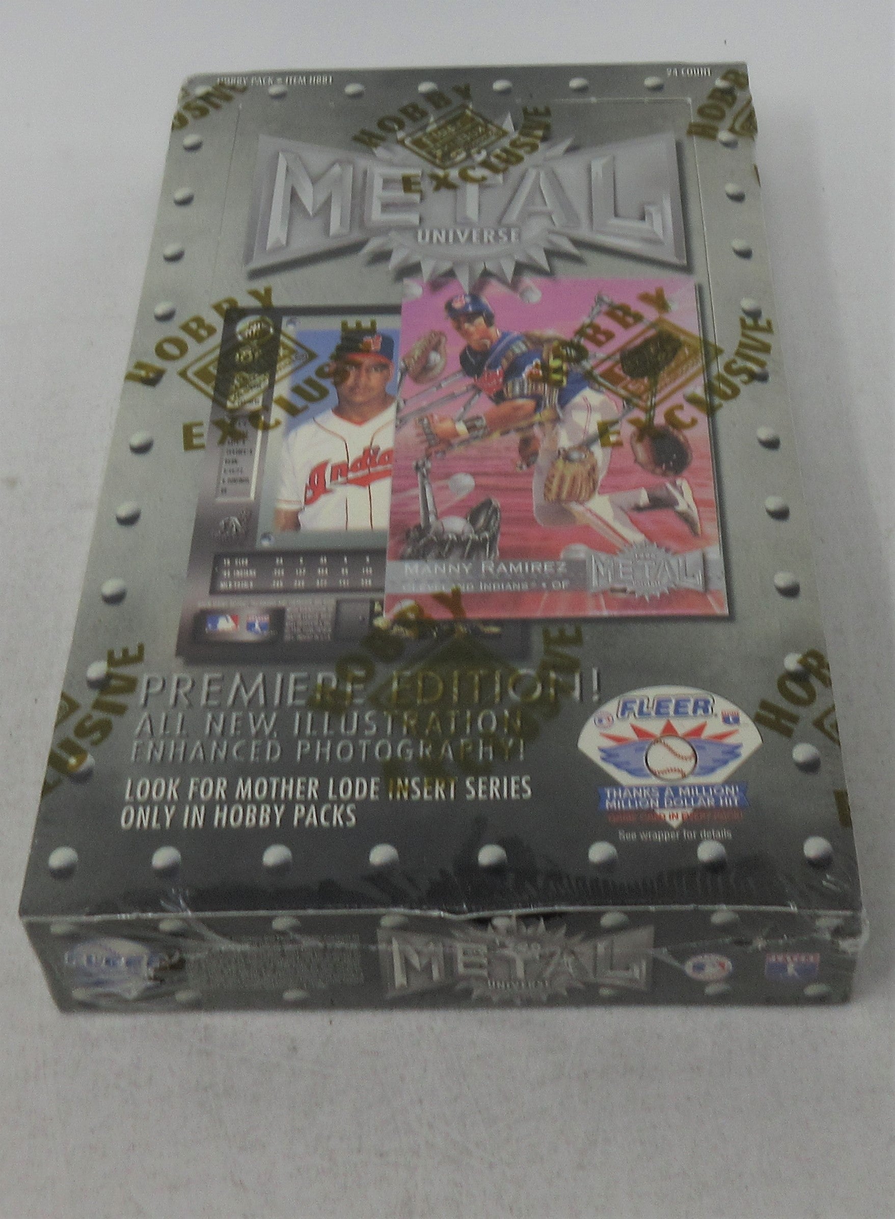 1996 Fleer Metal Universe Baseball Box (Hobby) (24/8)