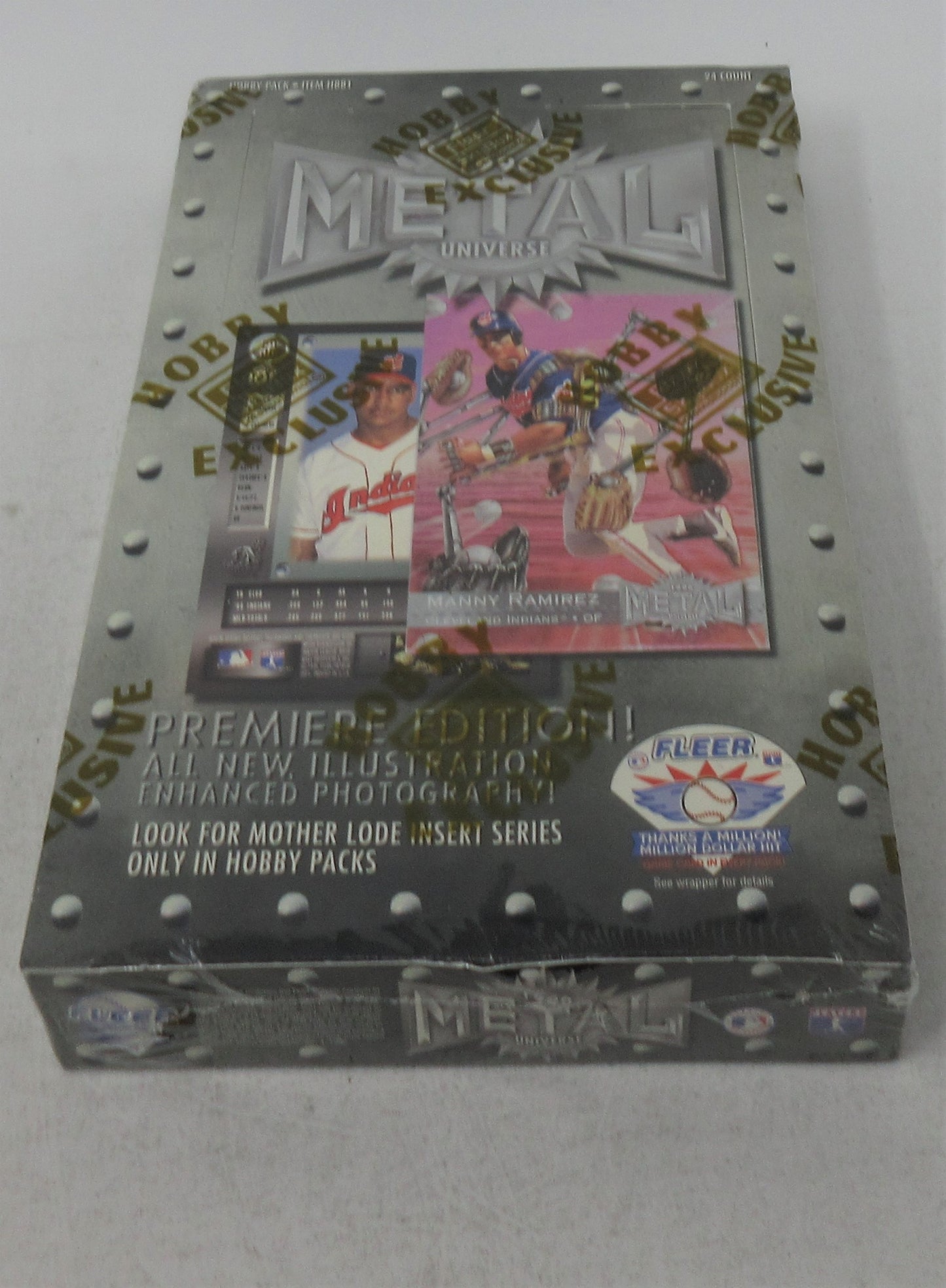 1996 Fleer Metal Universe Baseball Box (Hobby) (24/8)