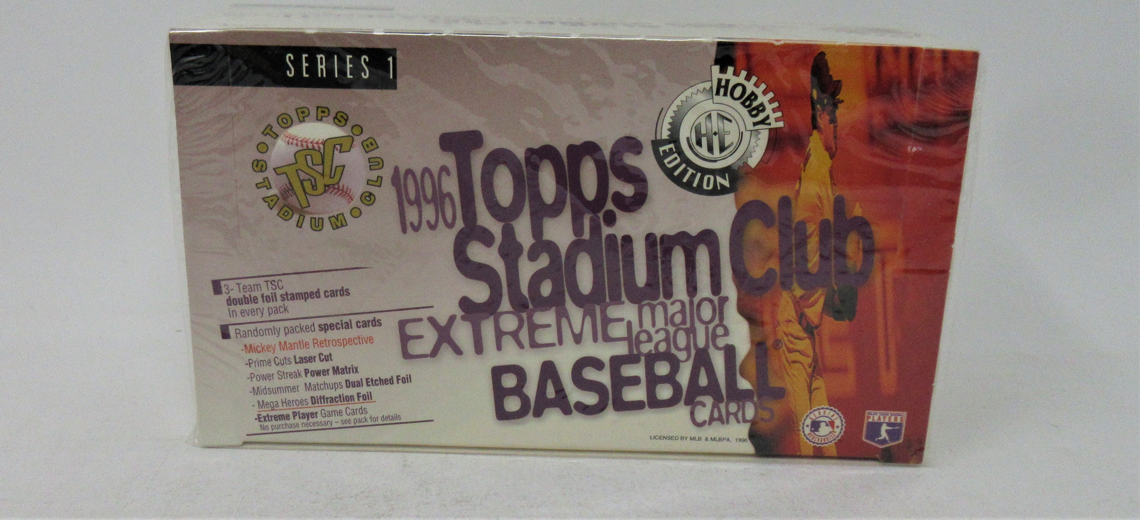 1996 Topps Stadium Club Baseball Series 1 Jumbo Box (Hobby) (12/20)