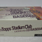 1996 Topps Stadium Club Baseball Series 1 Jumbo Box (Hobby) (12/20)