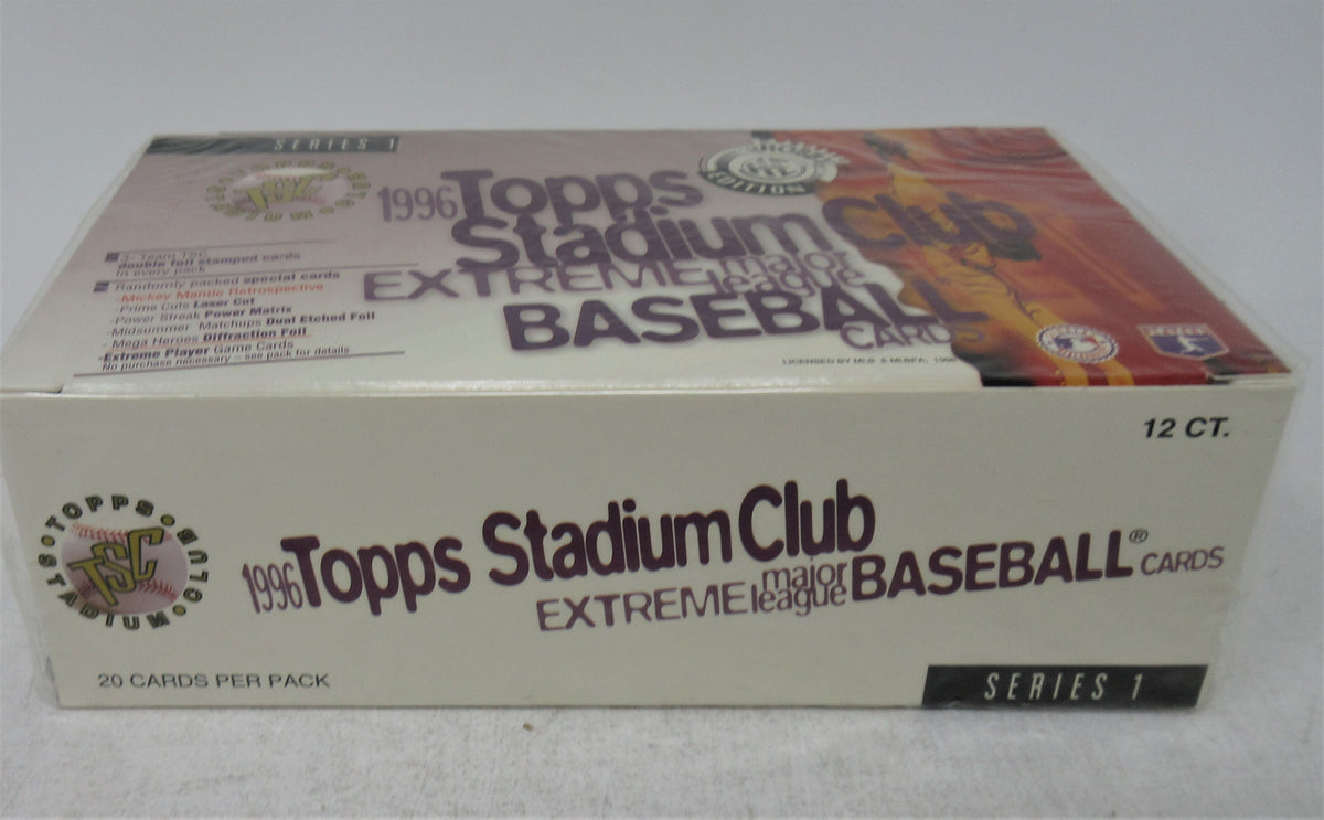 1996 Topps Stadium Club Baseball Series 1 Jumbo Box (Hobby) (12/20)