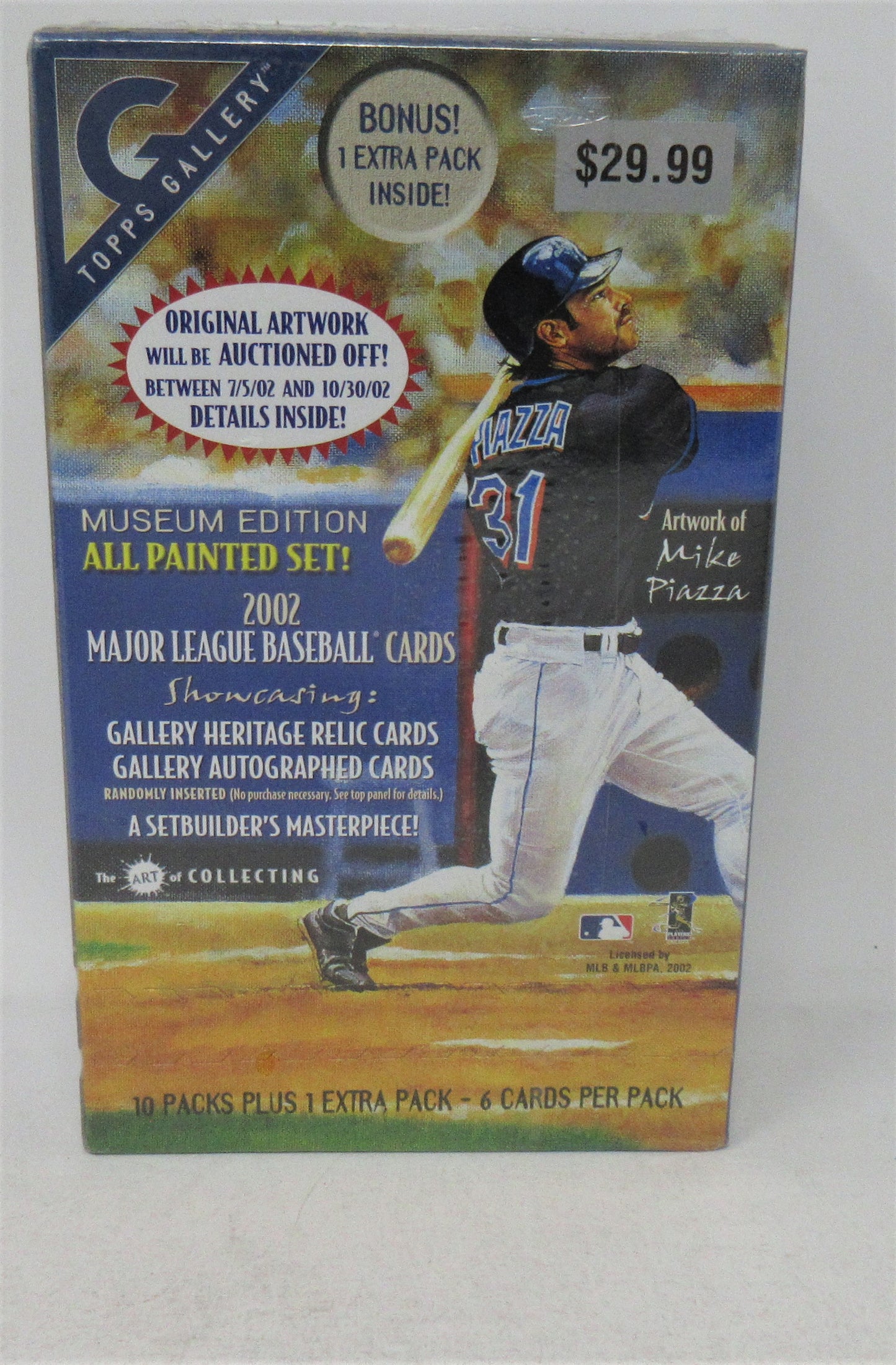 2002 Topps Gallery Baseball Blaster Box (11/6)