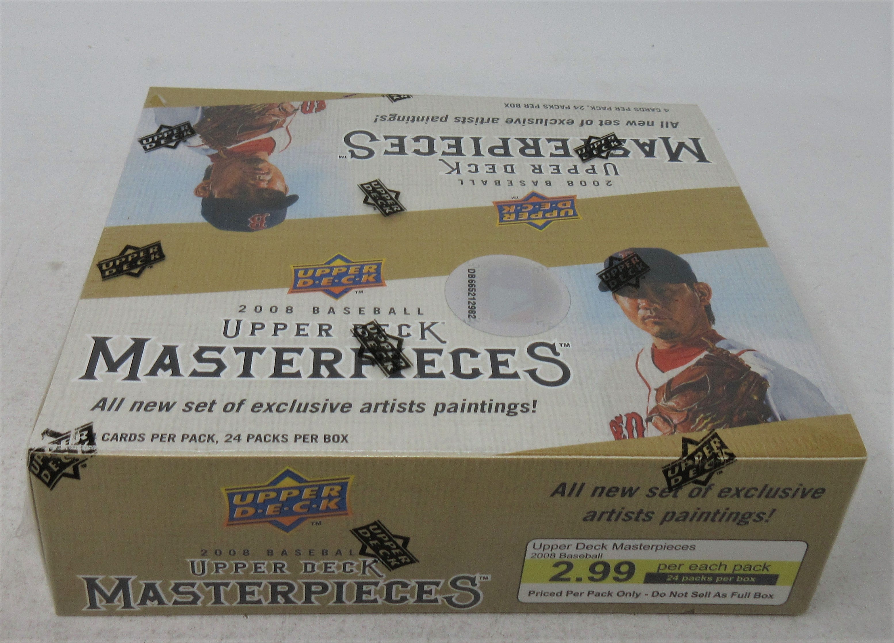 2008 Upper Deck Masterpieces Baseball Box (Retail) (24/4)