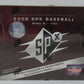 2008 Upper Deck SPX Baseball Box (Hobby) (10/3)