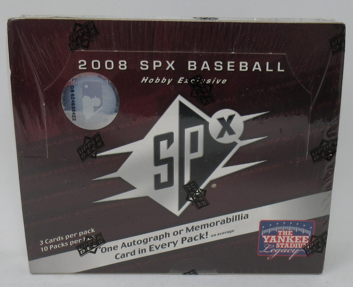2008 Upper Deck SPX Baseball Box (Hobby) (10/3)