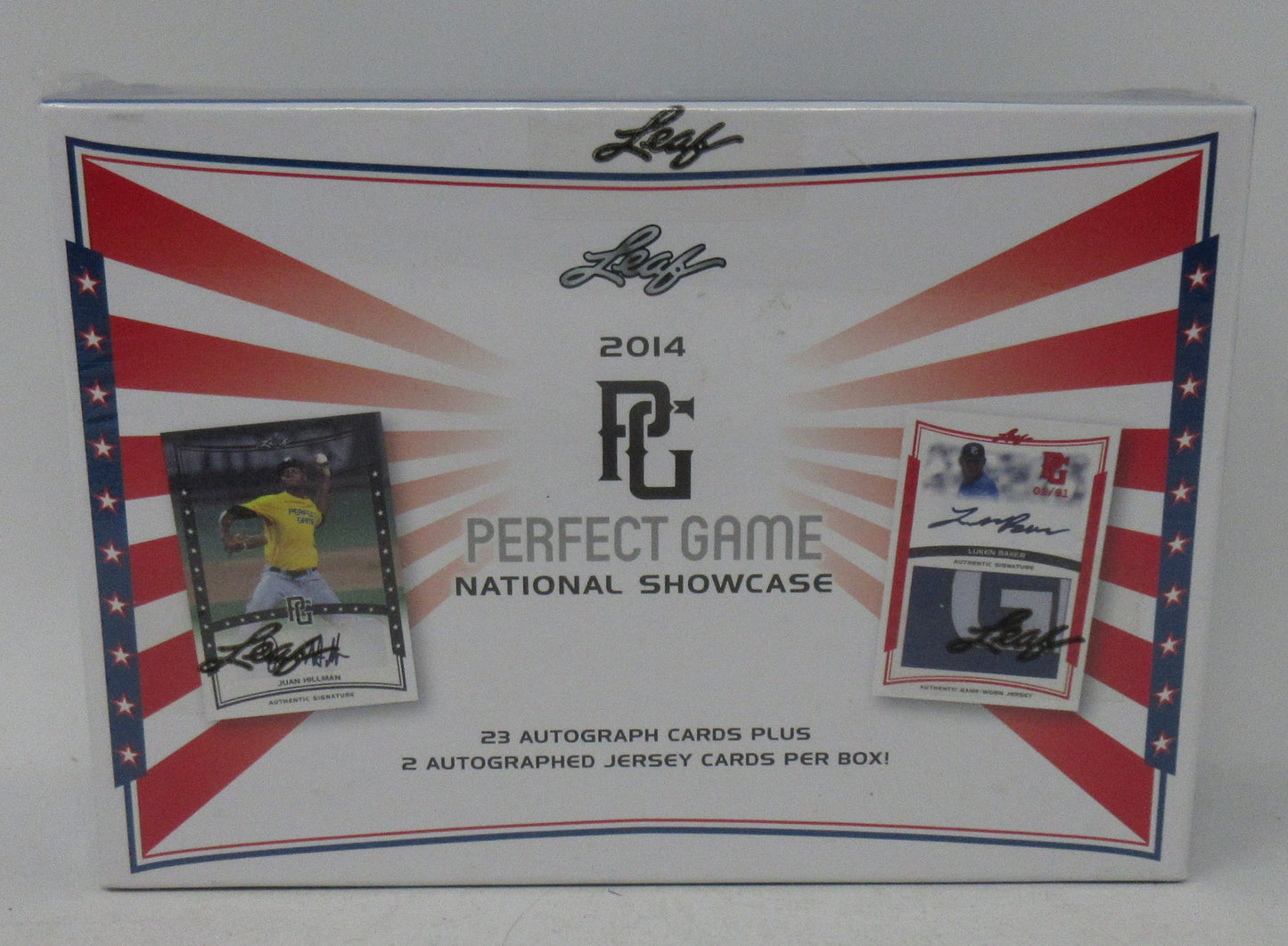 2014 Leaf National Showcase Perfect Game Baseball Box (23 and 2)