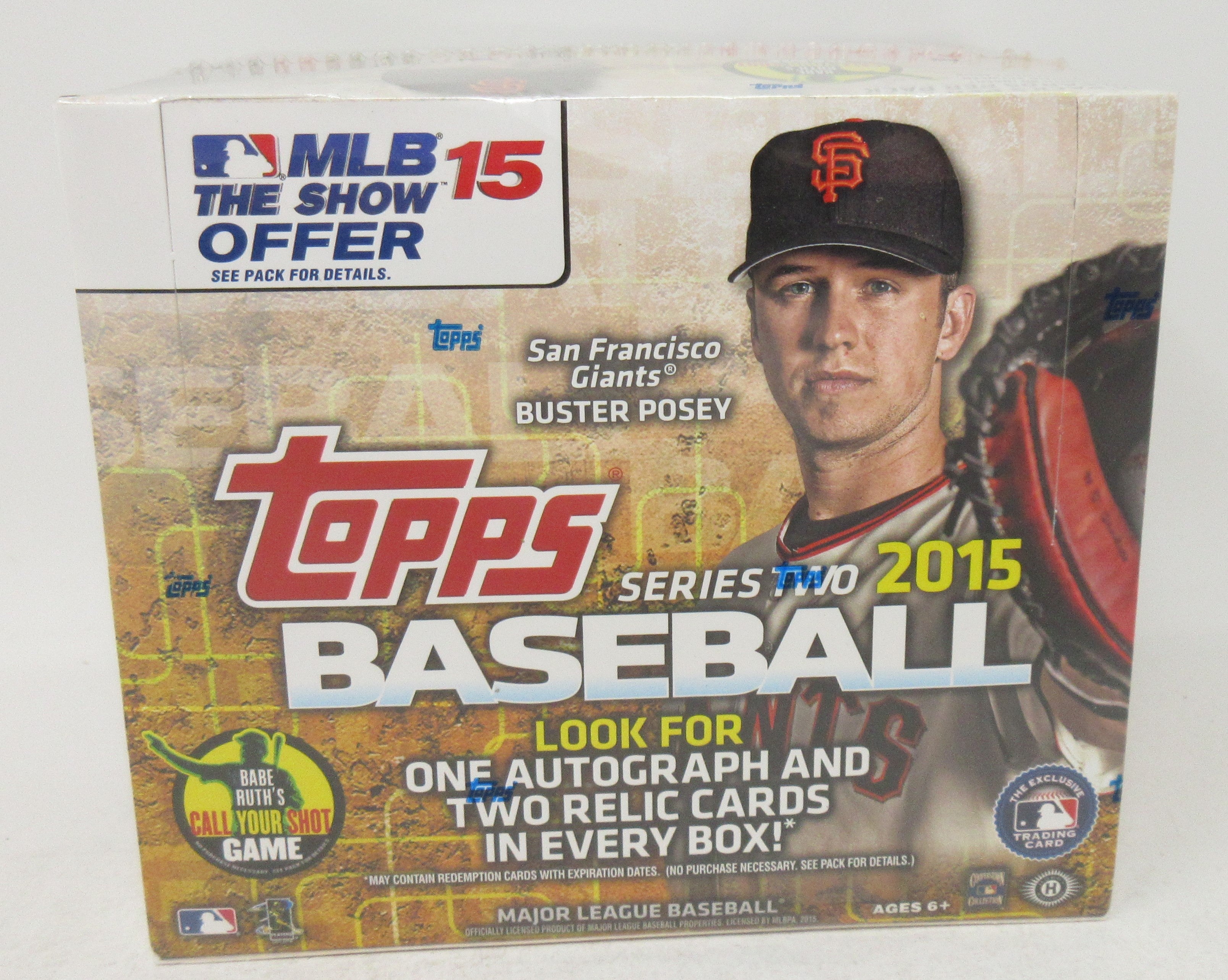 2015 Topps Baseball Series 2 Jumbo Box (Hobby) (10/50)