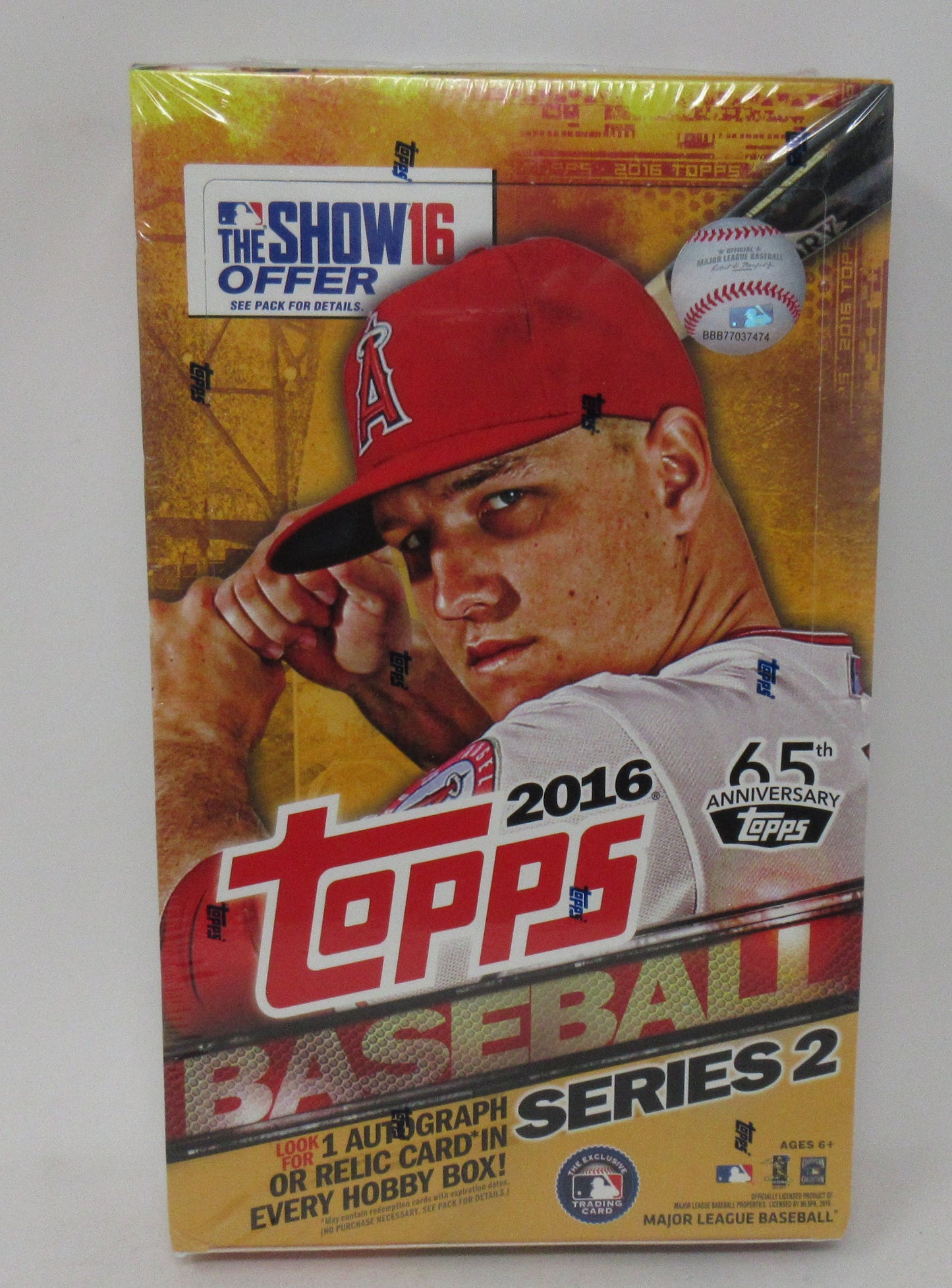 2016 Topps Baseball Series 2 Box (Hobby) (36/10)