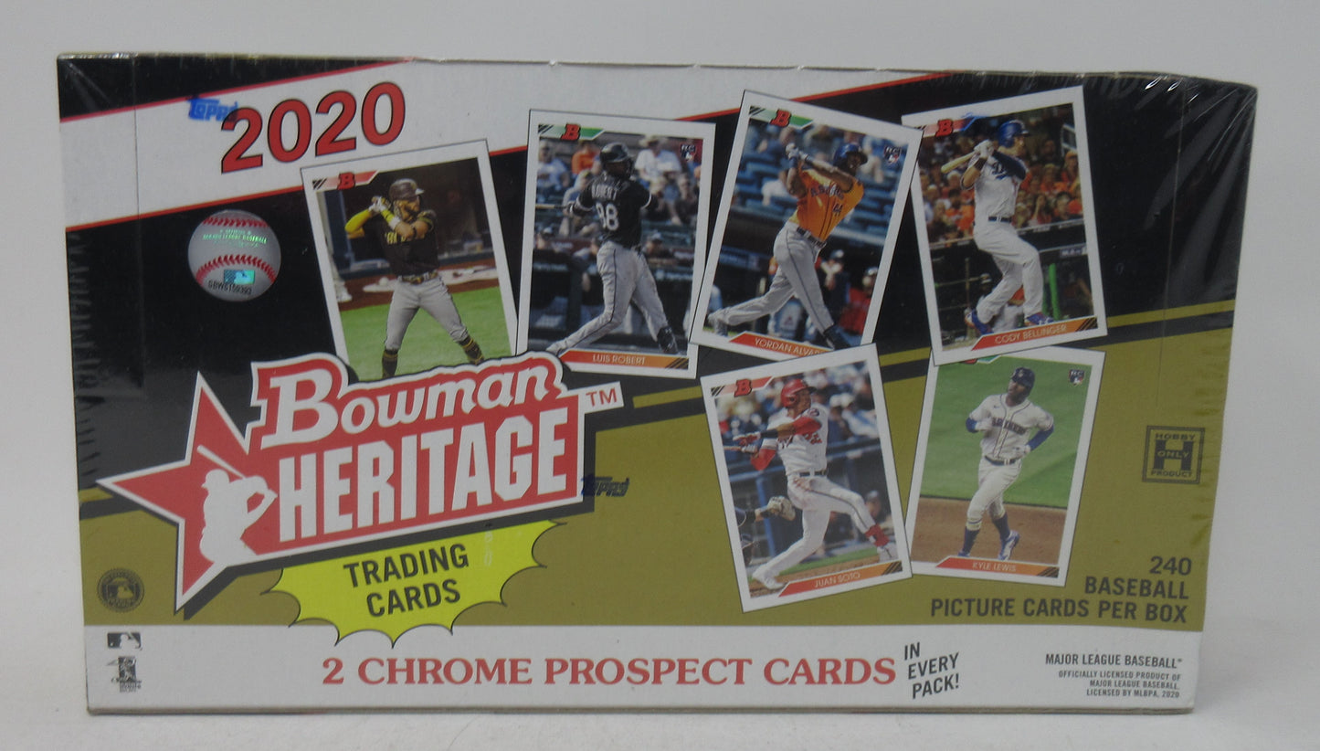 2020 Bowman Heritage Baseball Box (Hobby)
