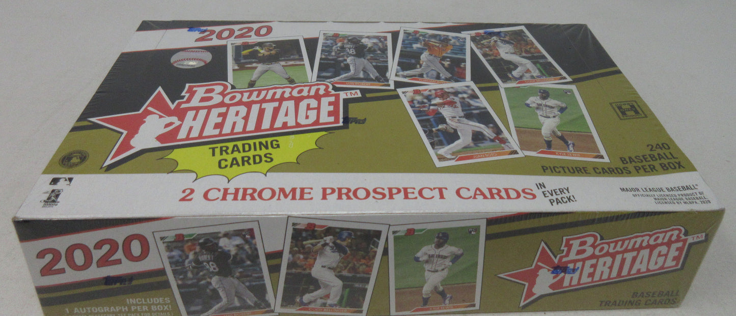 2020 Bowman Heritage Baseball Box (Hobby)