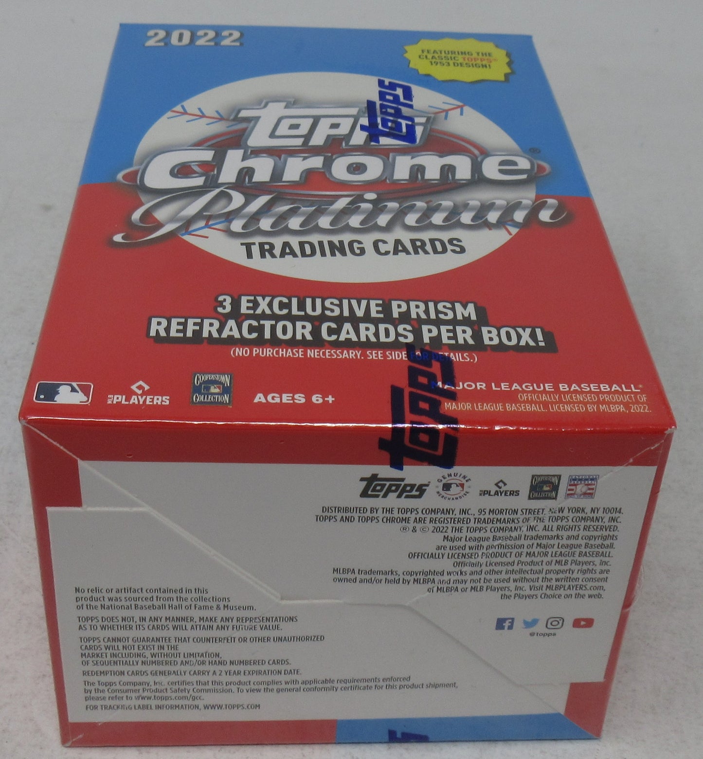 2022 Topps Chrome Platinum Anniversary Baseball Blaster Box (8/4)