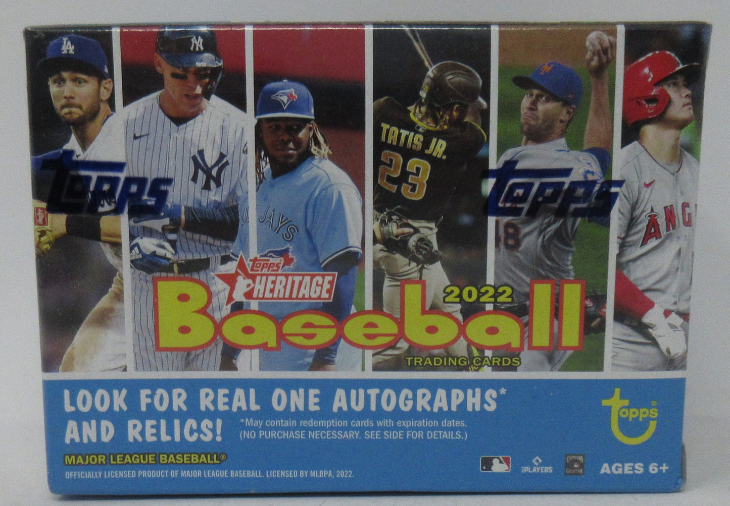 2022 Topps Heritage Baseball Blaster Box (Venezuela  Stamps) (8/9)