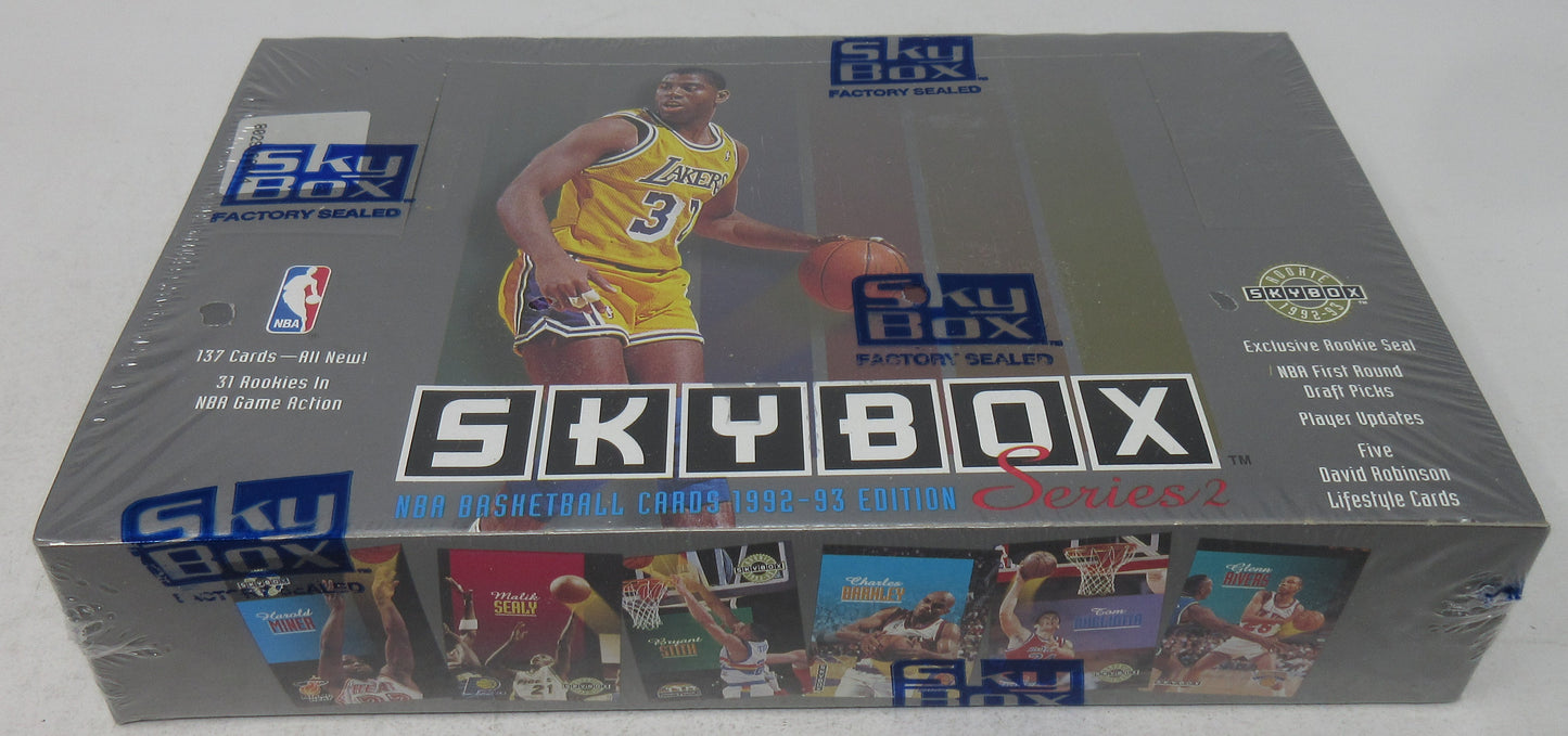 1992/93 Skybox Basketball Series 2 Box (36/12)