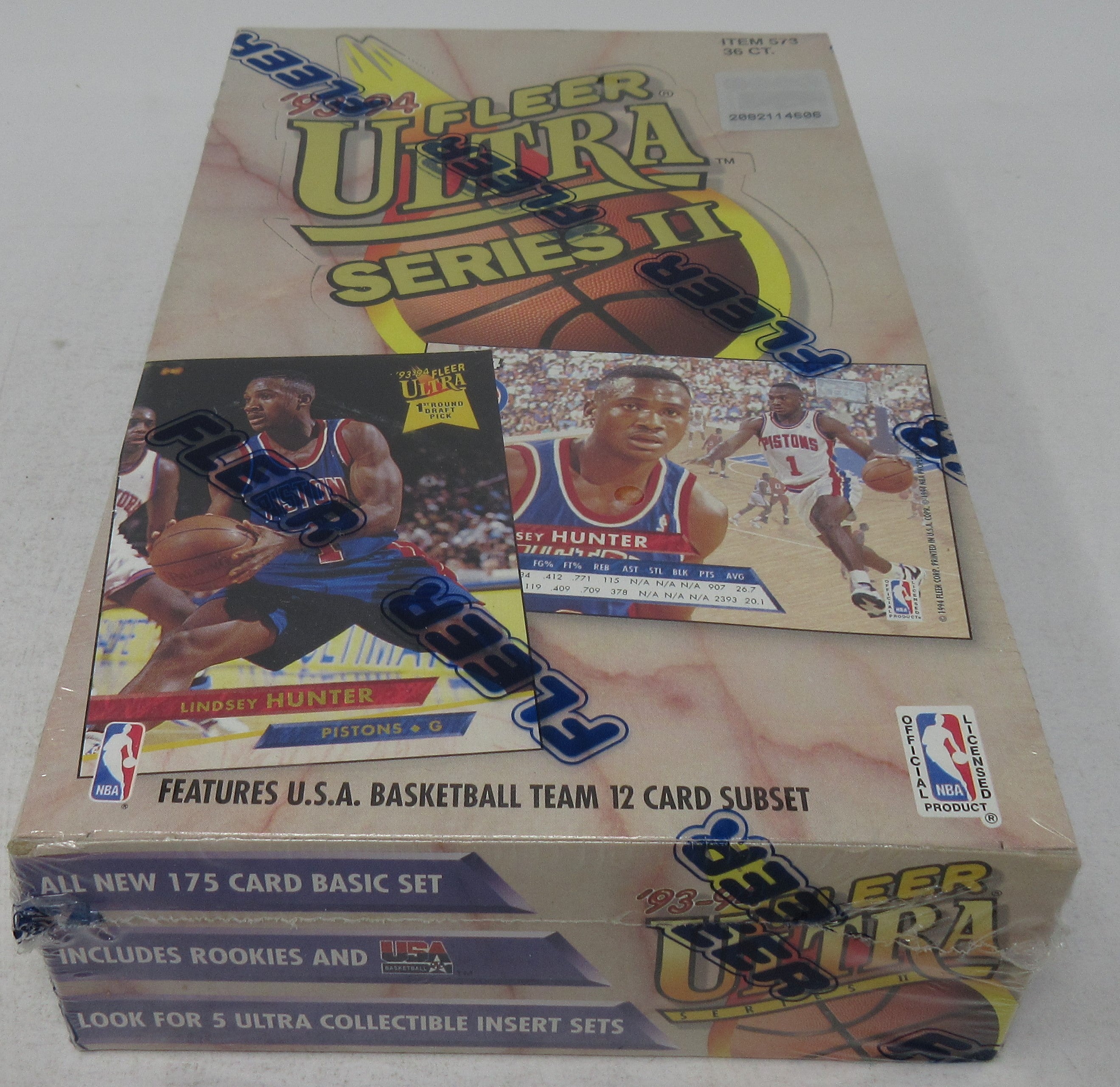 1993/94 Fleer Ultra Basketball Series 2 Box (36/14)