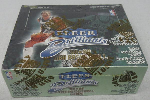 1998/99 Fleer Brilliants Basketball Box (Hobby) (24/5) – Baseball