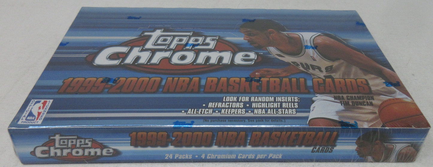 1999/00 Topps Chrome Basketball Box (Retail) (24/4)