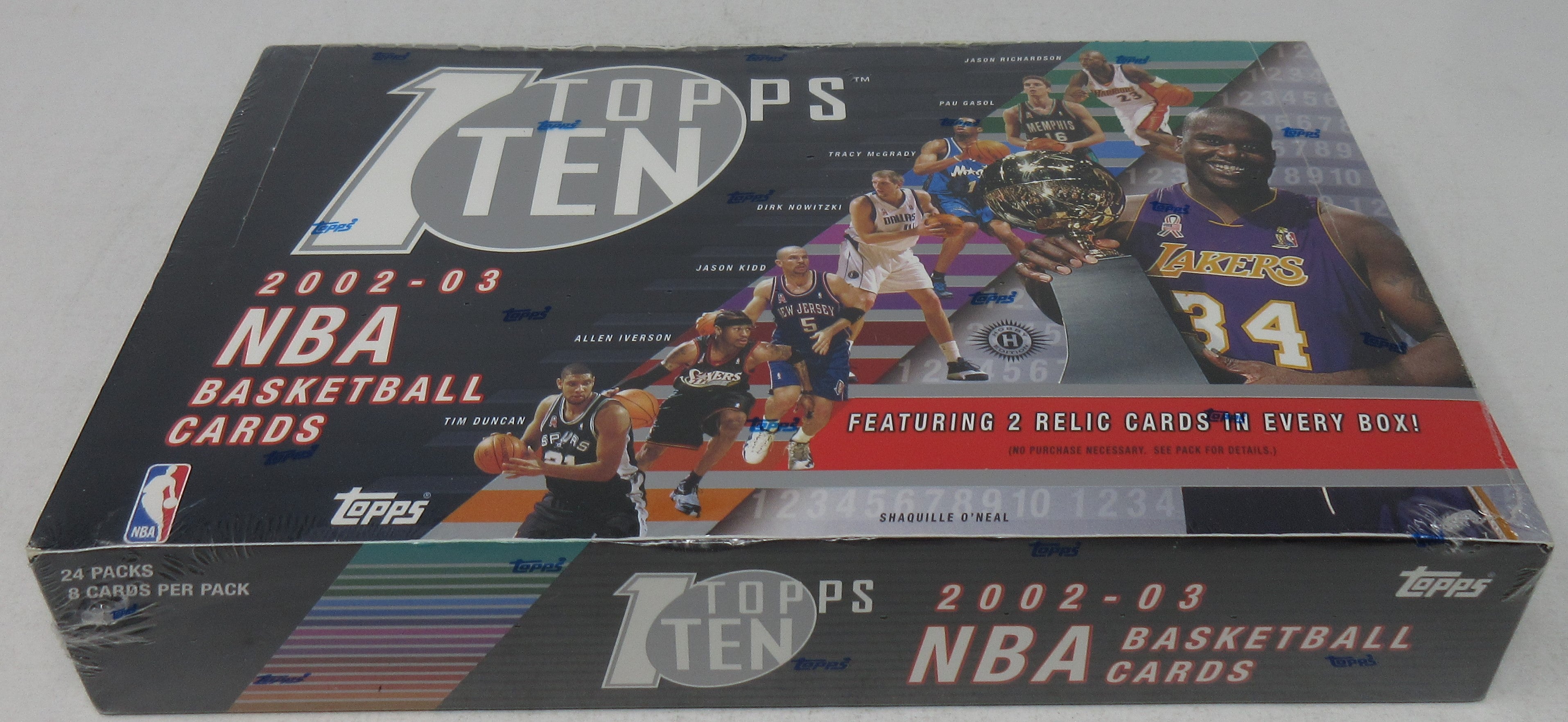 2002/03 Topps Ten Basketball Box (Hobby) (24/8)
