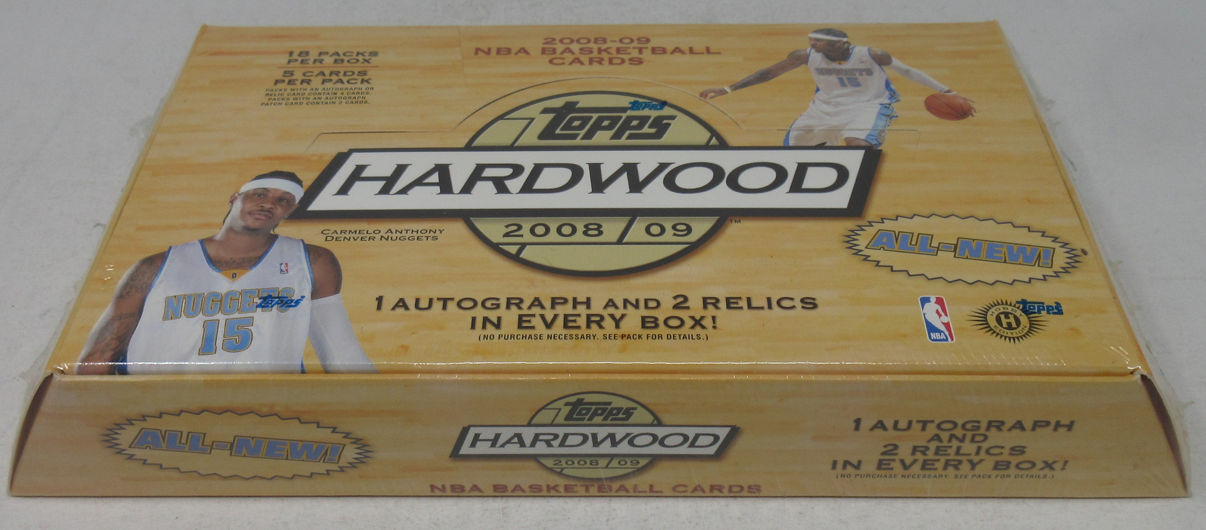 2008/09 Topps Hardwood Basketball Box (Hobby) (18/5)