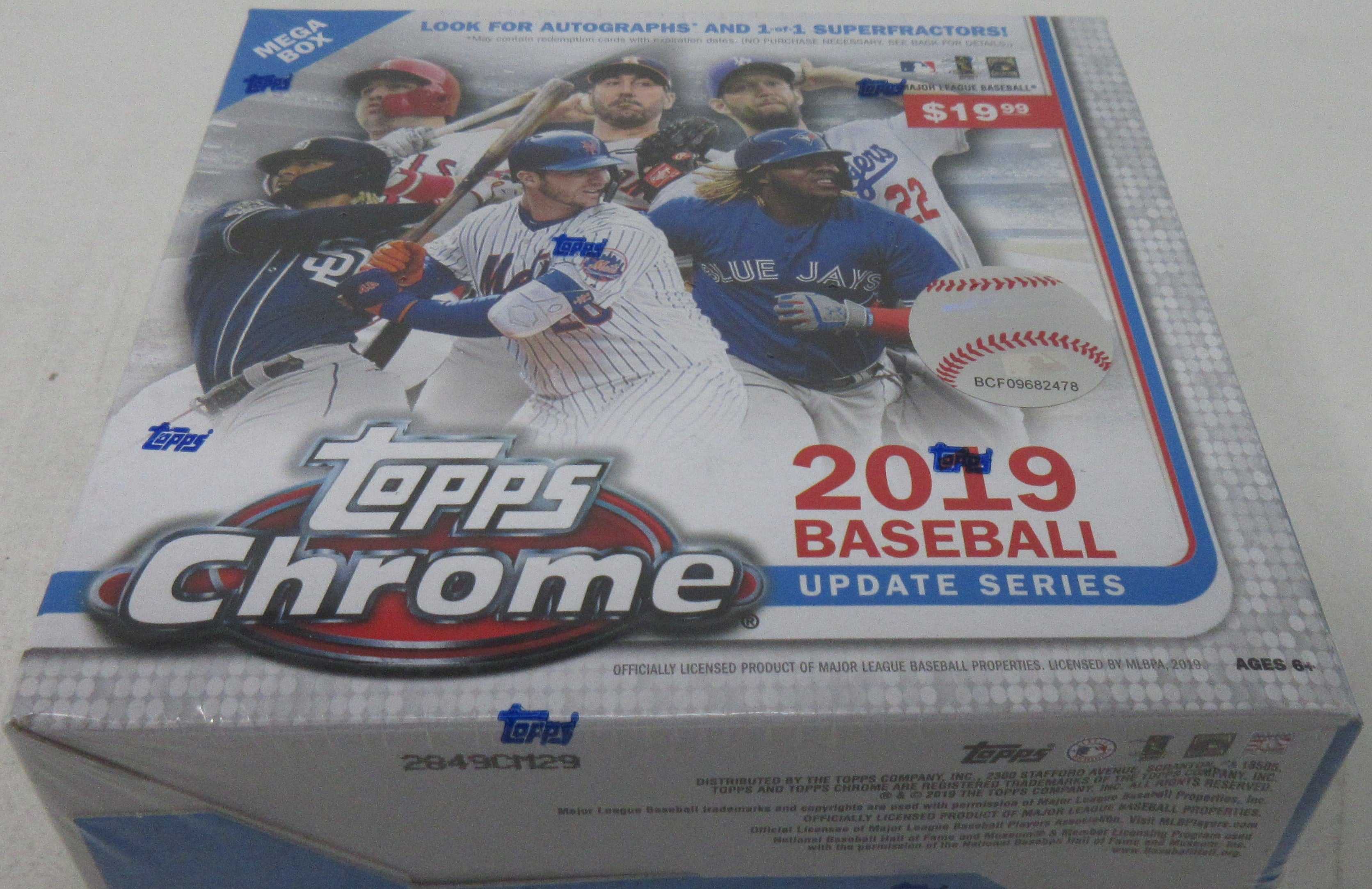 2019 Topps Chrome Baseball Update Series Mega Box (7/4)