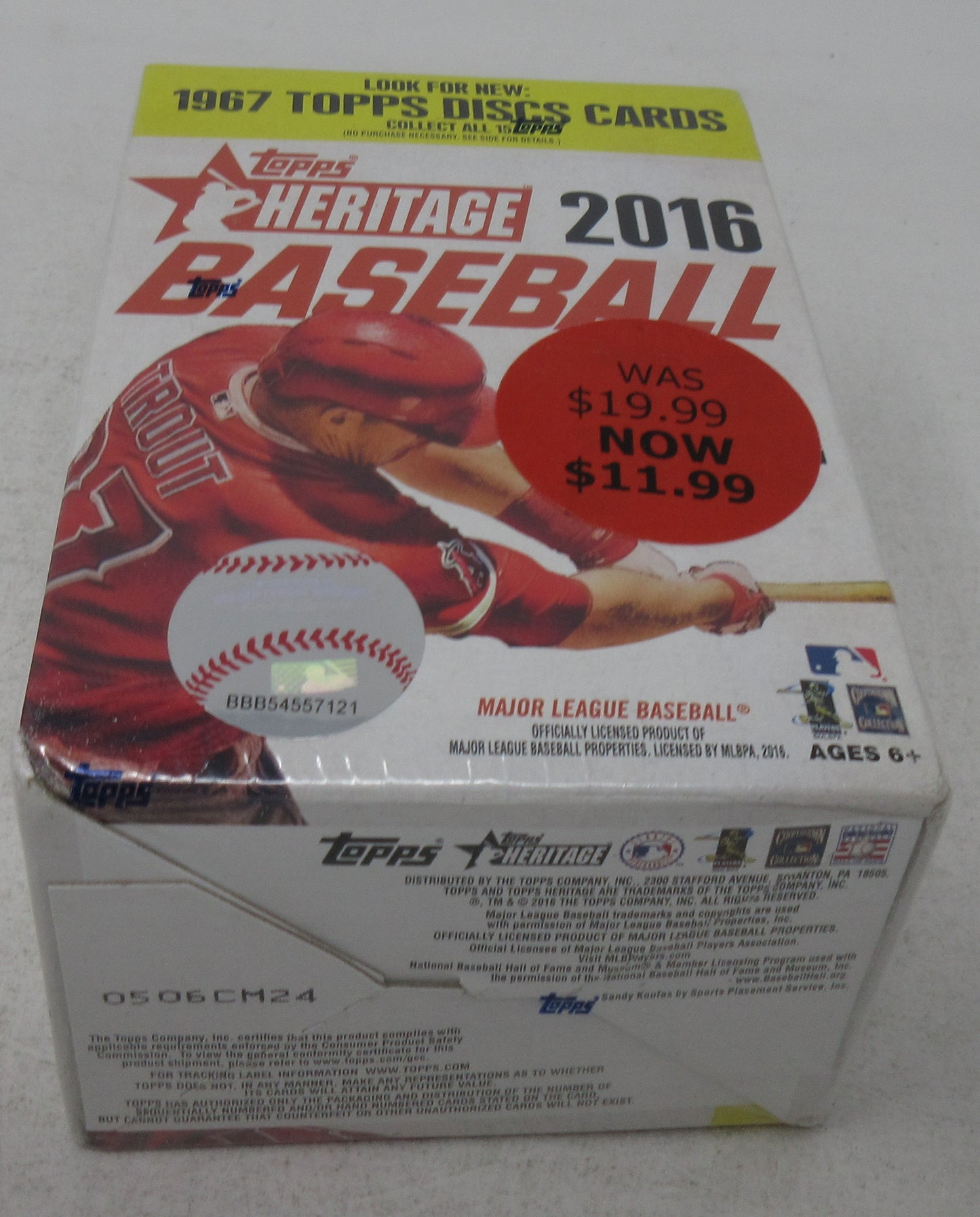 2016 Topps Heritage Baseball Blaster Box (8/9)