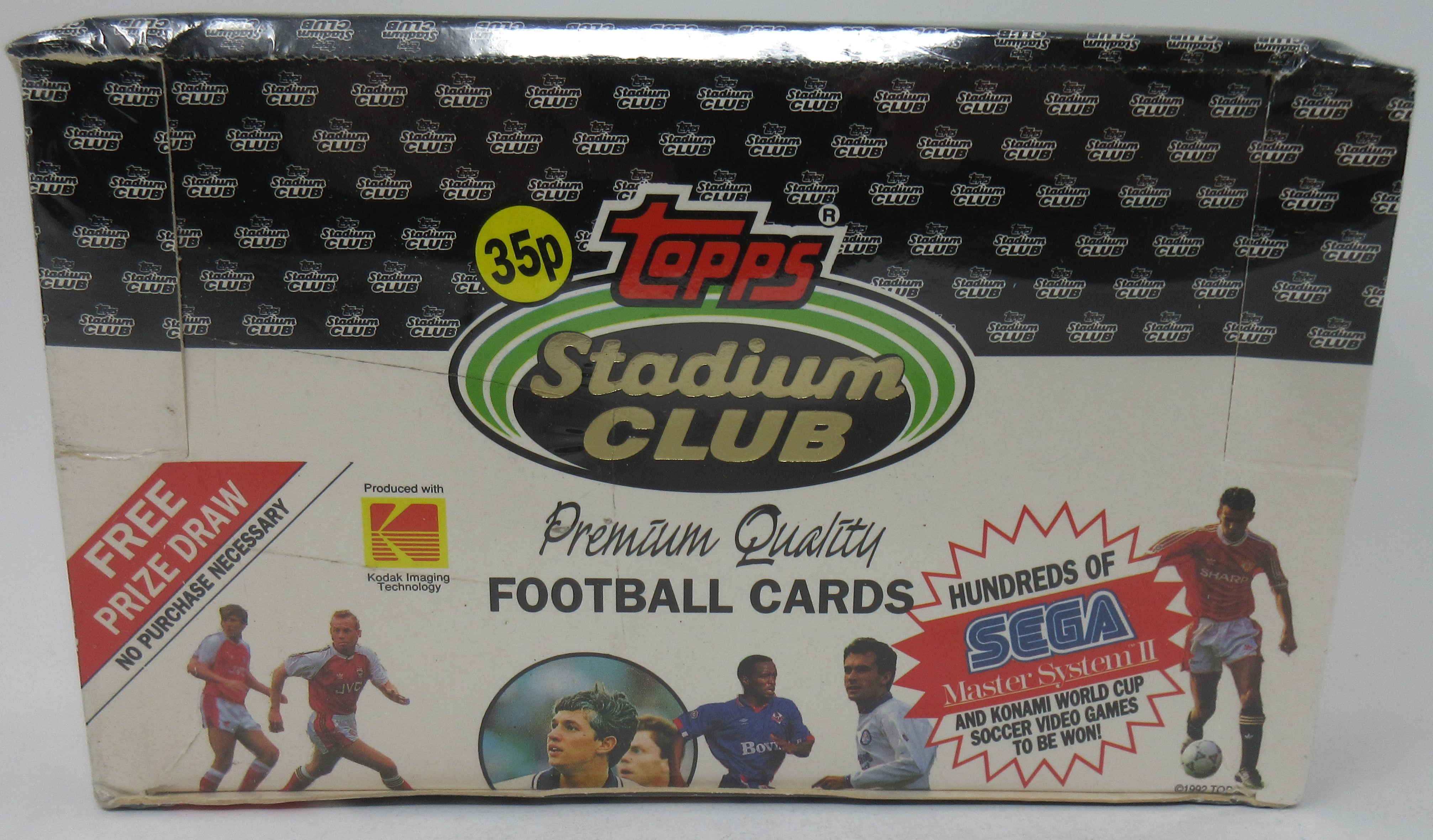 1992/93 Topps Stadium Club Soccer (Football) Box