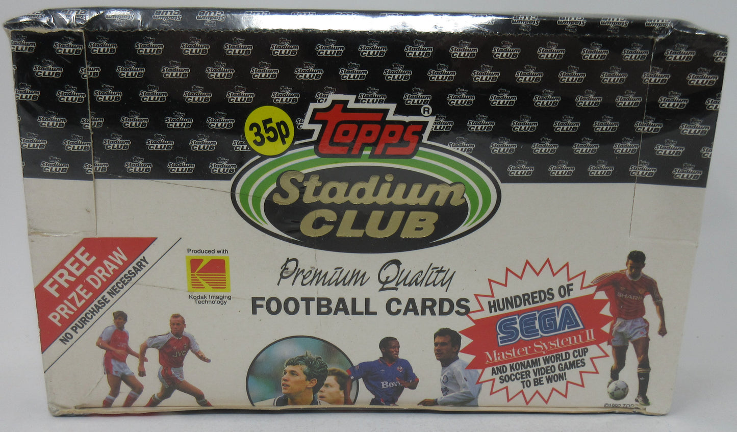 1992/93 Topps Stadium Club Soccer (Football) Box
