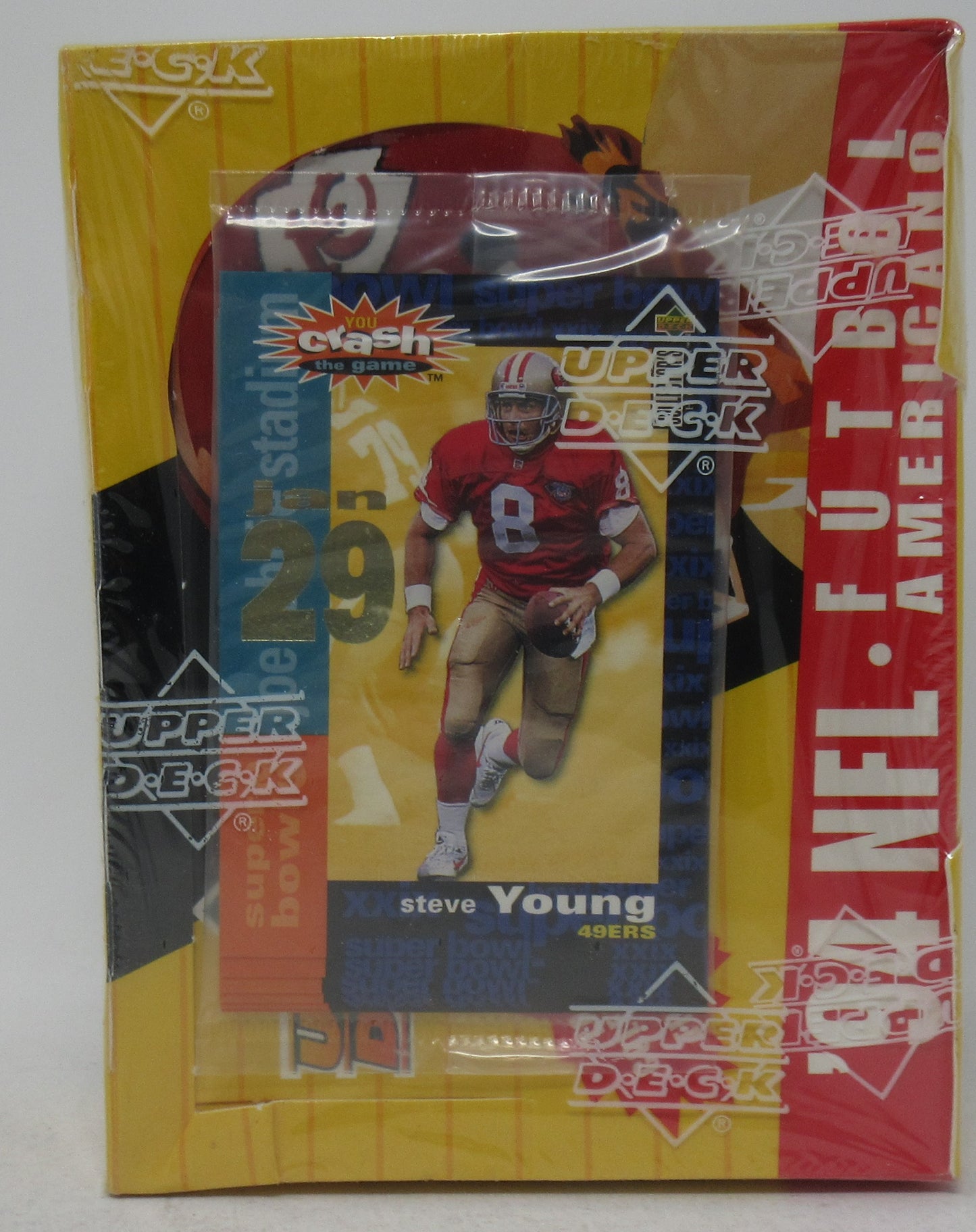 1994 Upper Deck Collector's Choice Football Box (w/ Promo) (Spanish) (36/10)