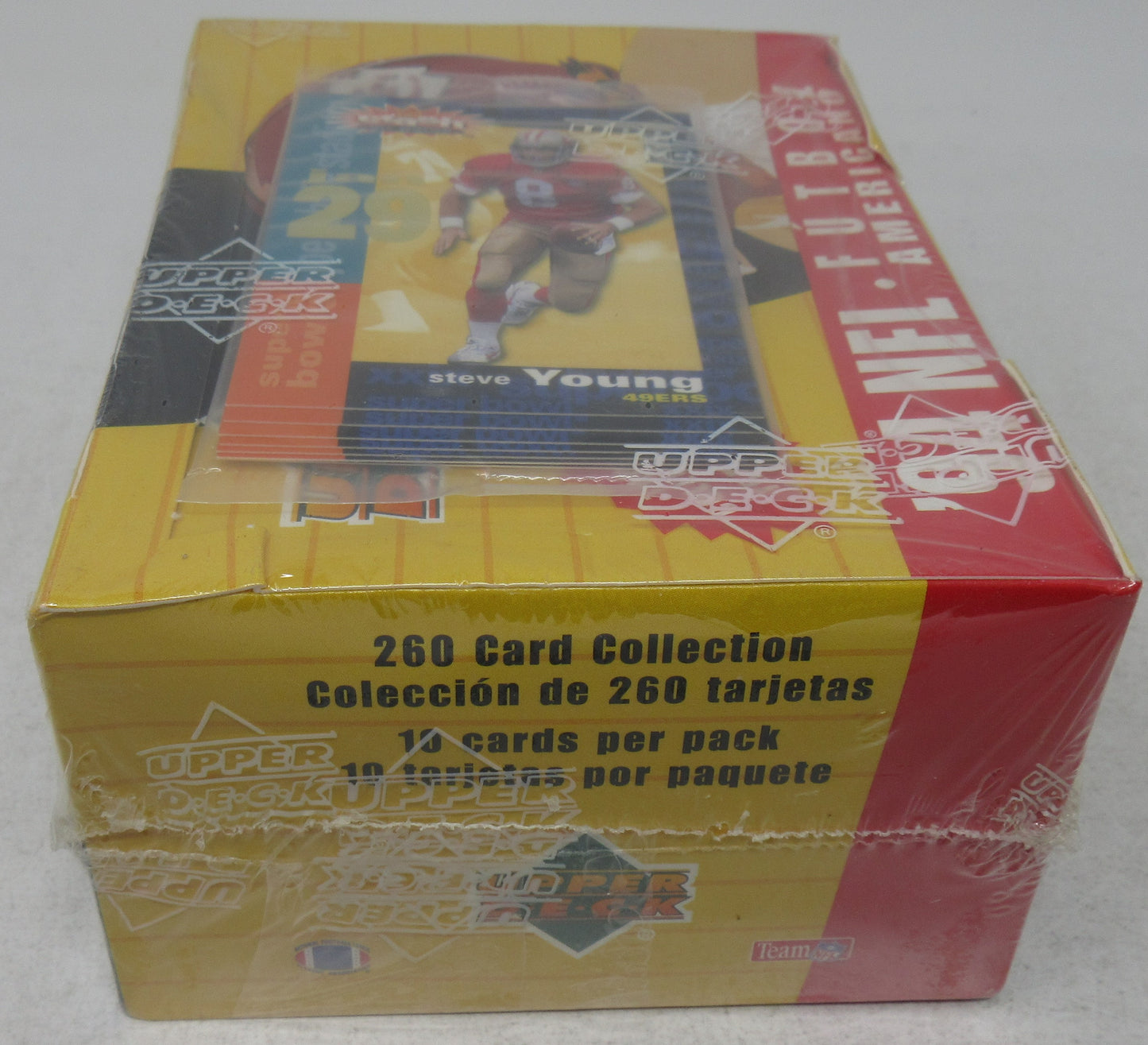 1994 Upper Deck Collector's Choice Football Box (w/ Promo) (Spanish) (36/10)
